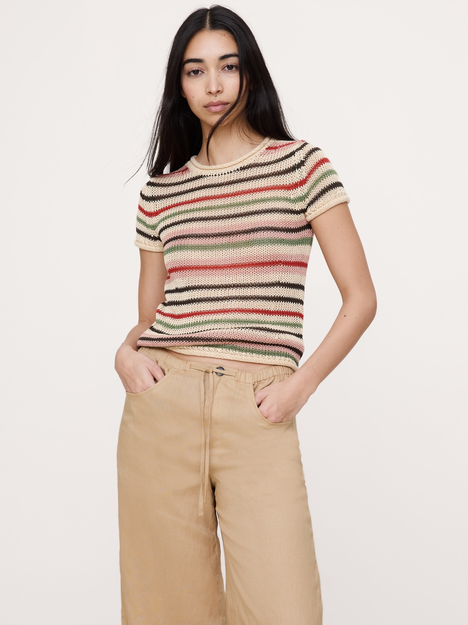 Heirloom Linen Sweater Tee