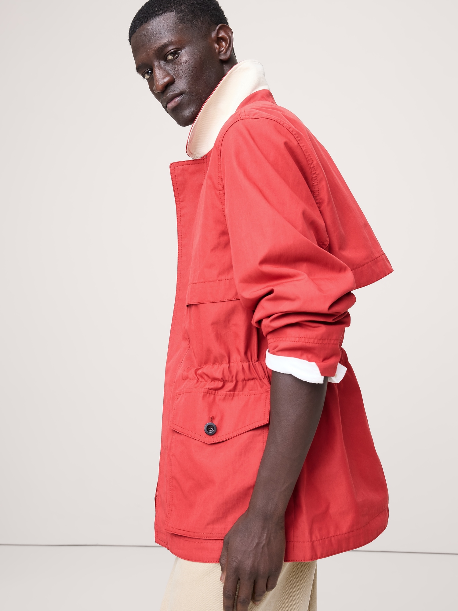 Image number 3 showing, Cotton-Nylon Field Jacket