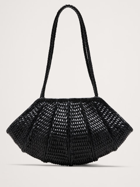 Venera Woven Leather Bag by Bembien
