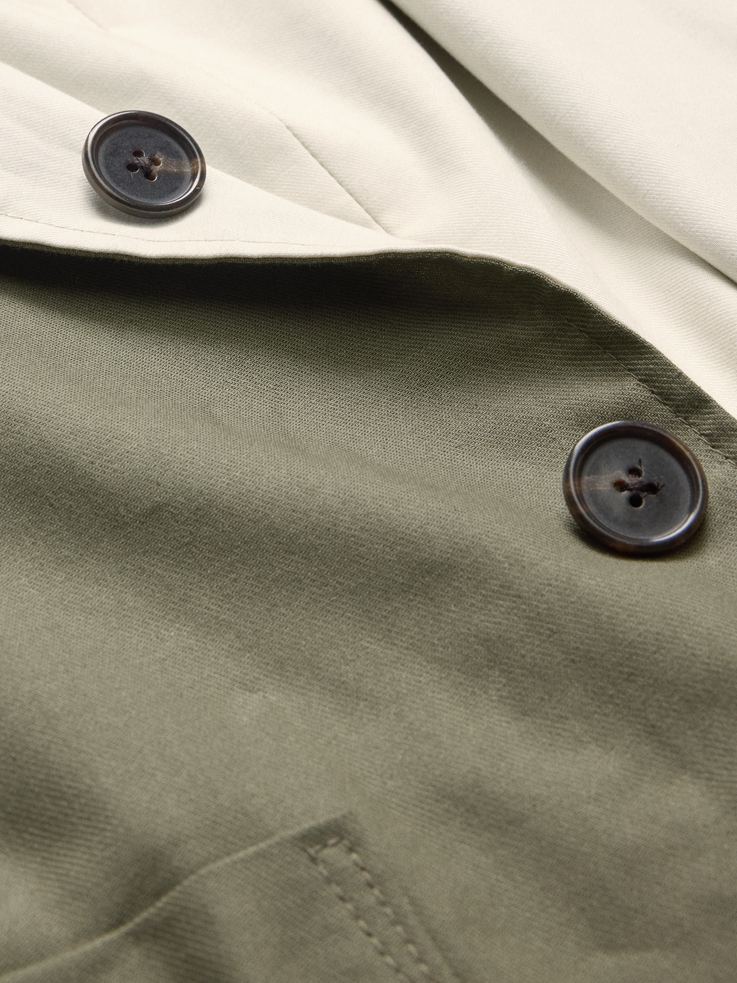 Image number 7 showing, Short Reversible Cotton Car Coat