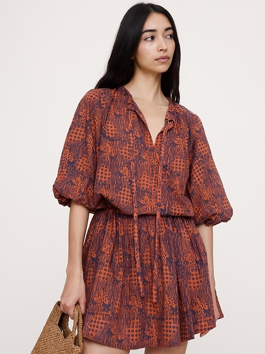 Lightweight Cotton Mini Dress