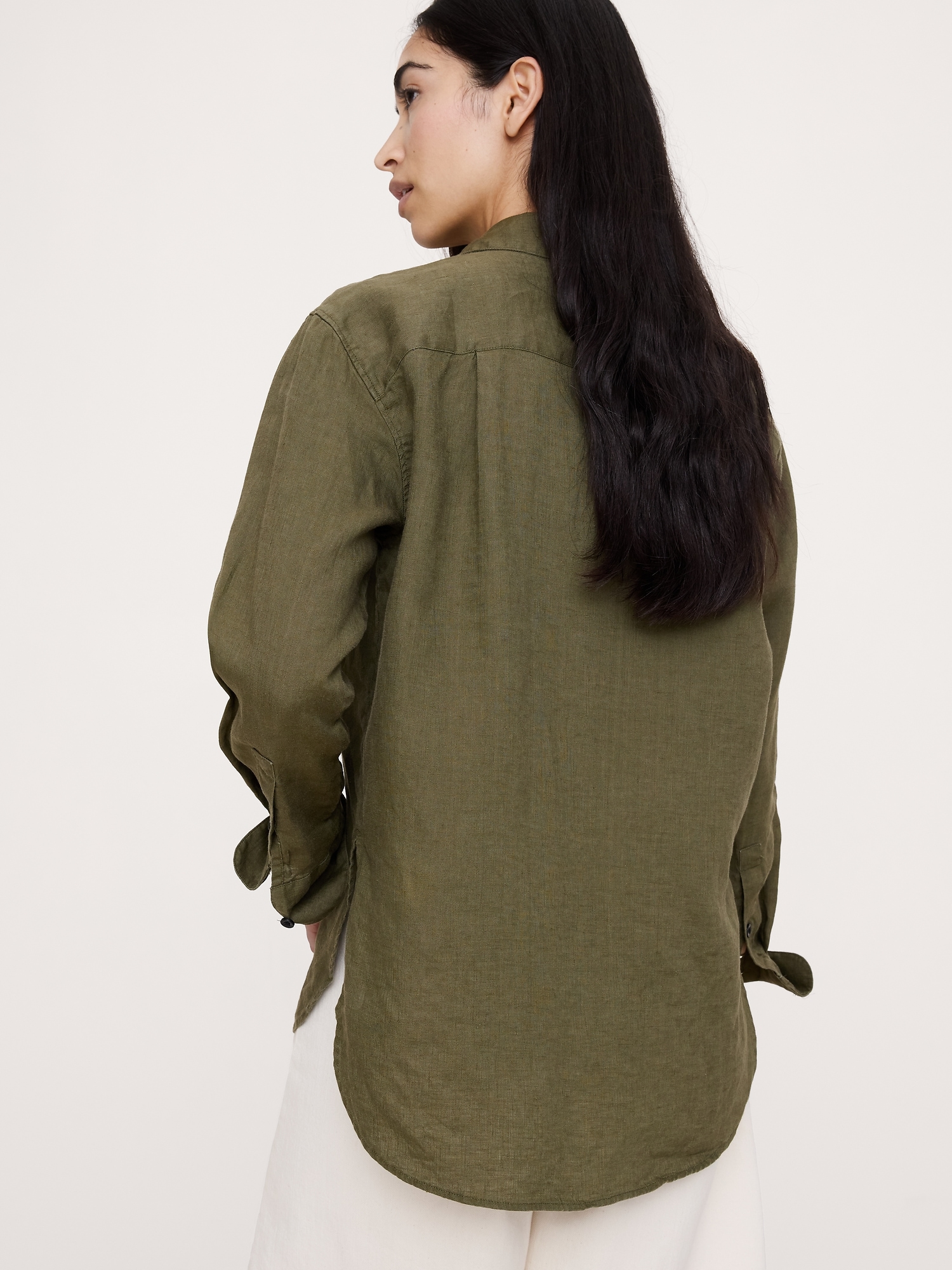 Image number 3 showing, The Oversized Linen Shirt
