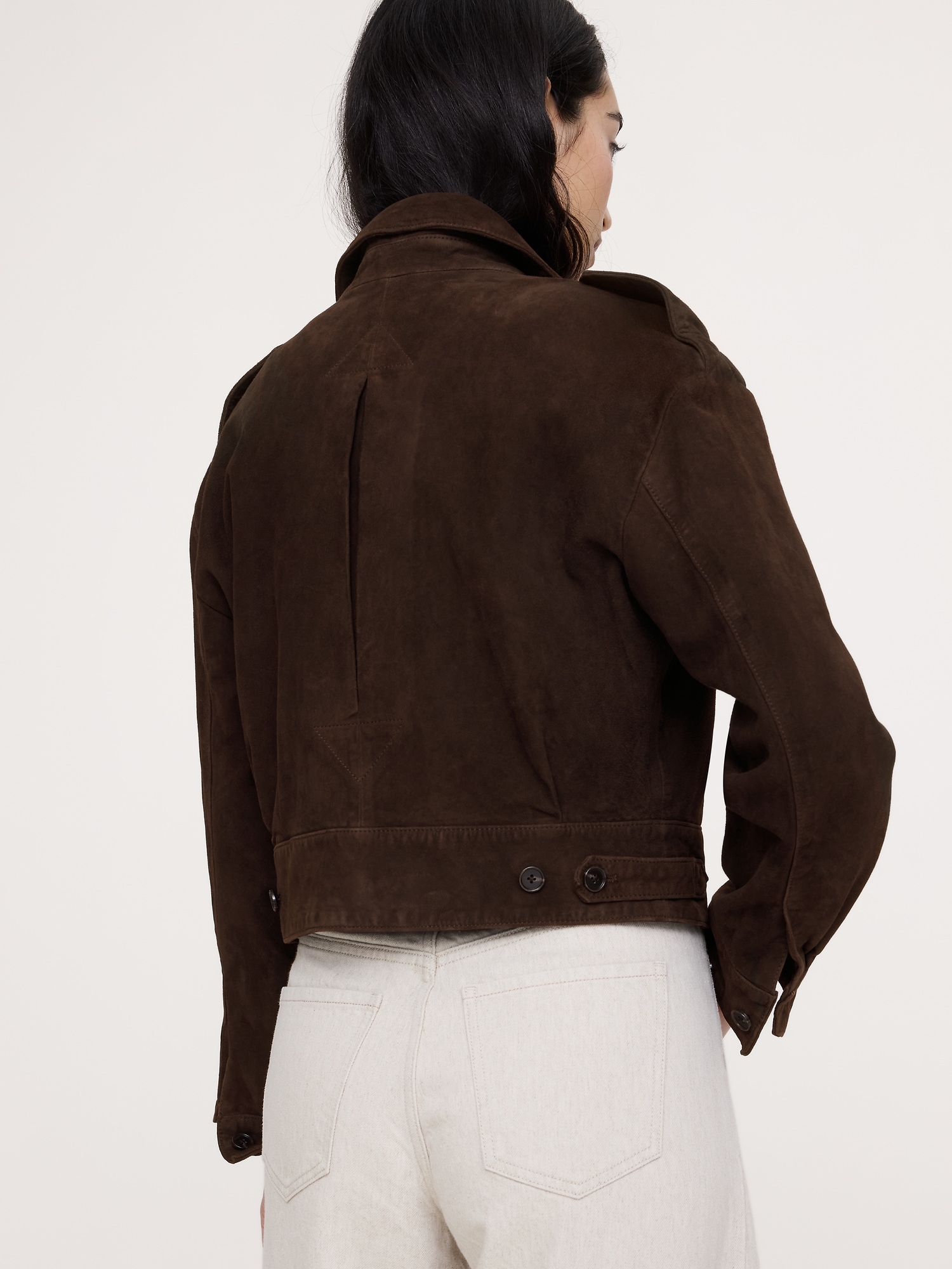 Image number 3 showing, Suede Double Pocket Jacket