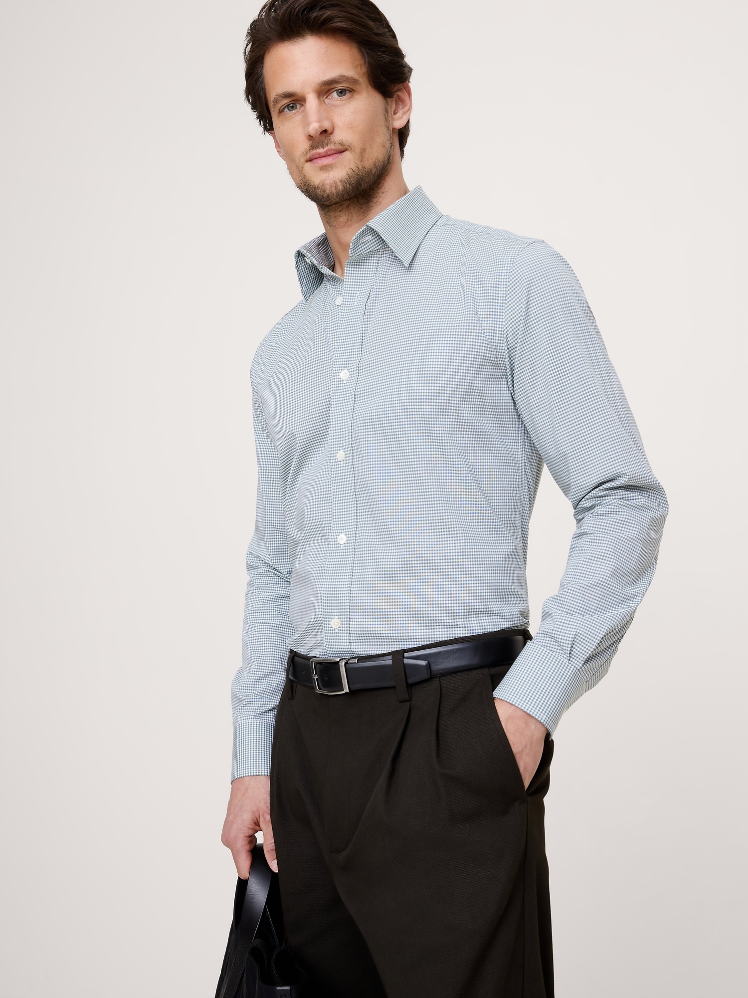 Slim-Fit Wrinkle-Resistant Dress Shirt