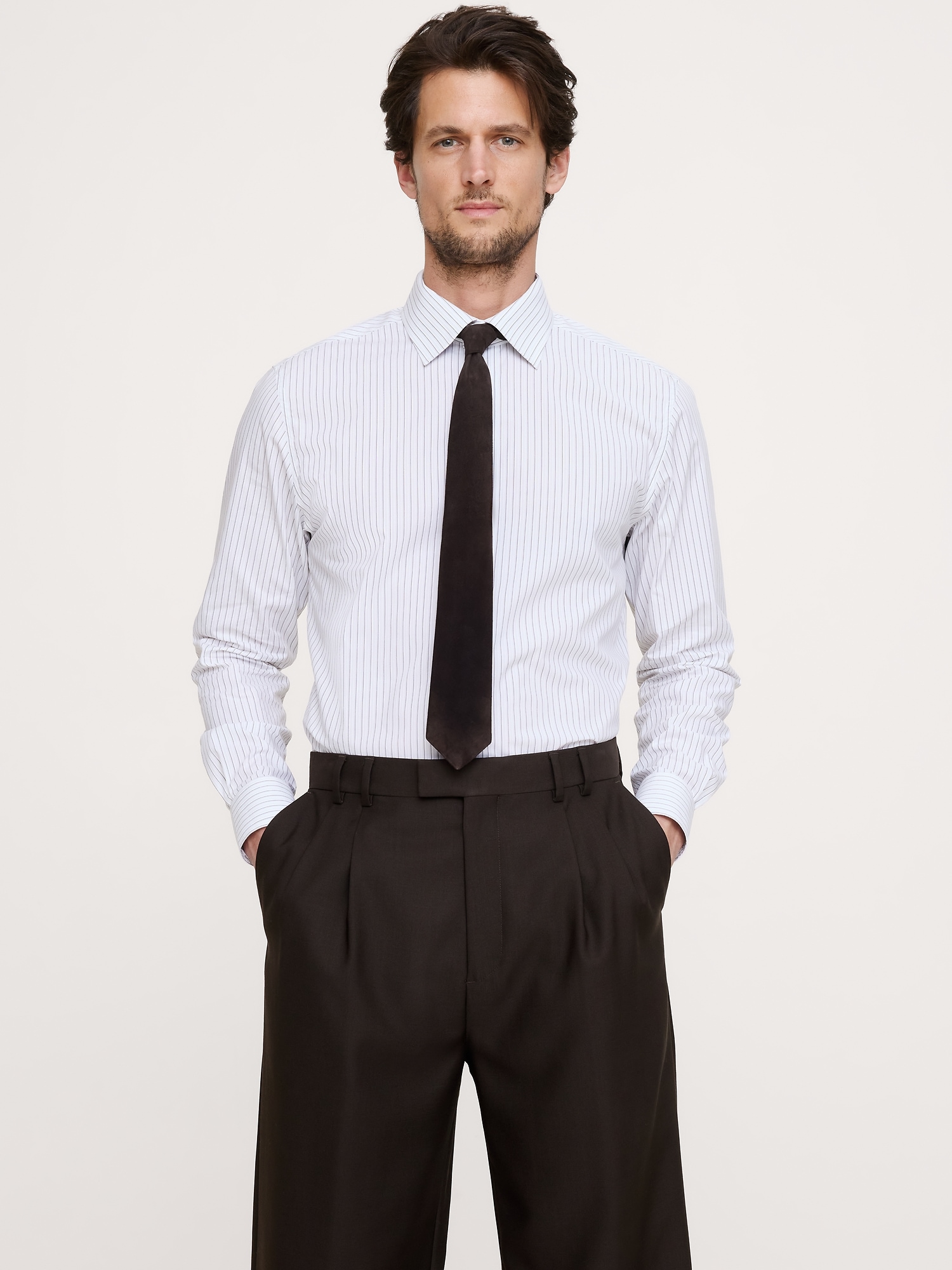Standard-Fit Wrinkle-Resistant Dress Shirt