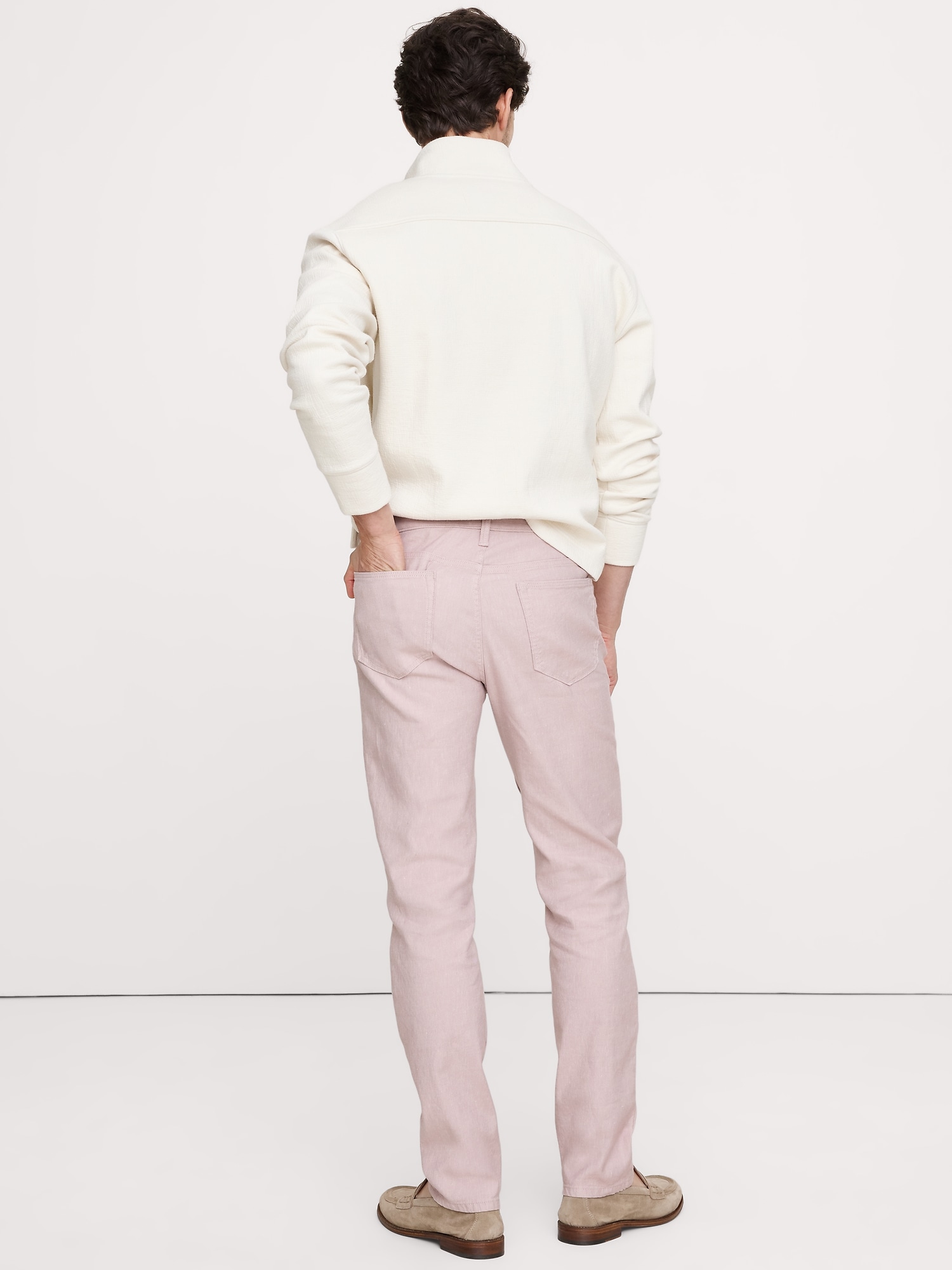 Image number 8 showing, Slim Linen-Cotton Traveler Pant