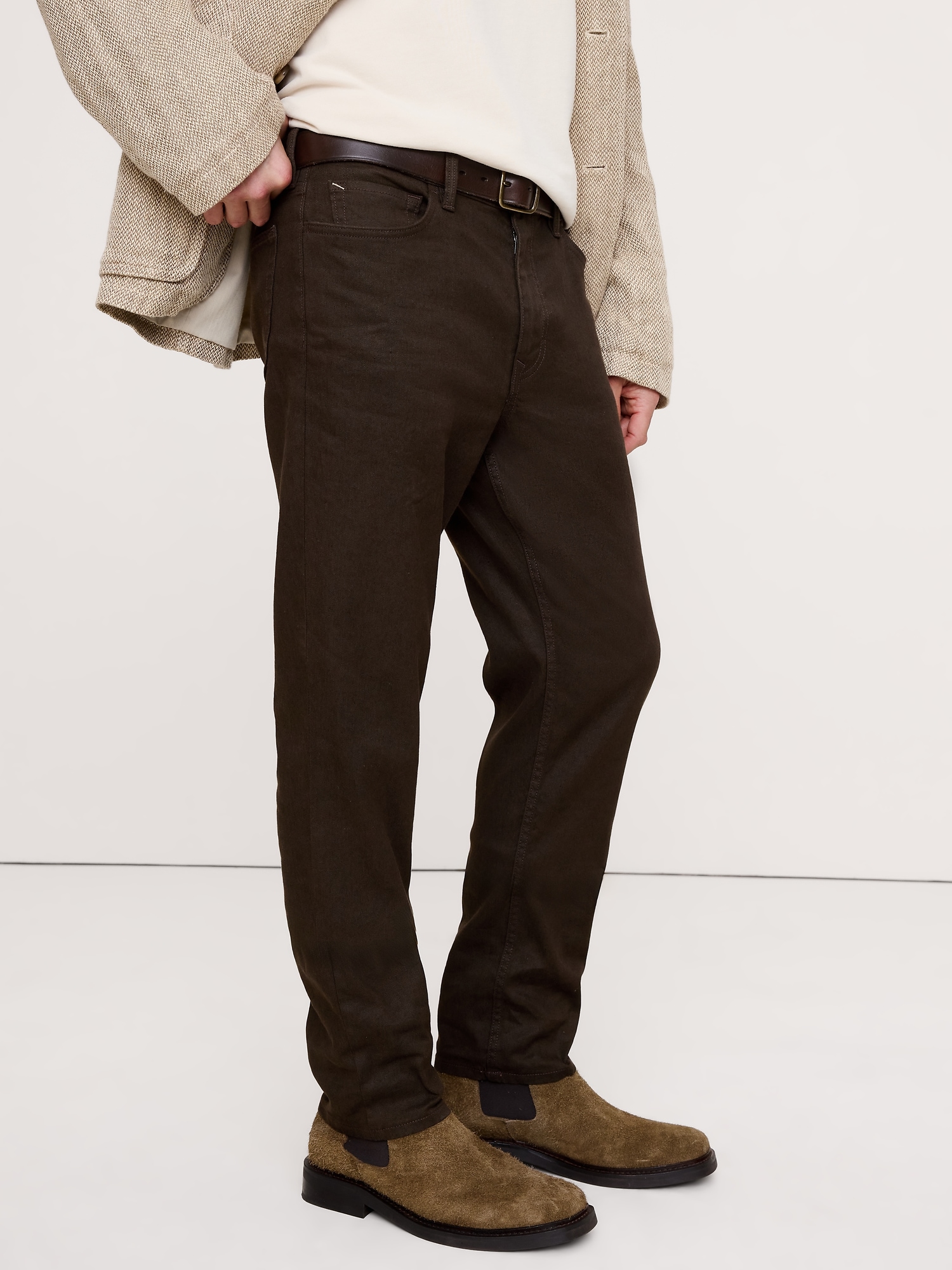 Image number 3 showing, Slim Linen-Cotton Traveler Pant