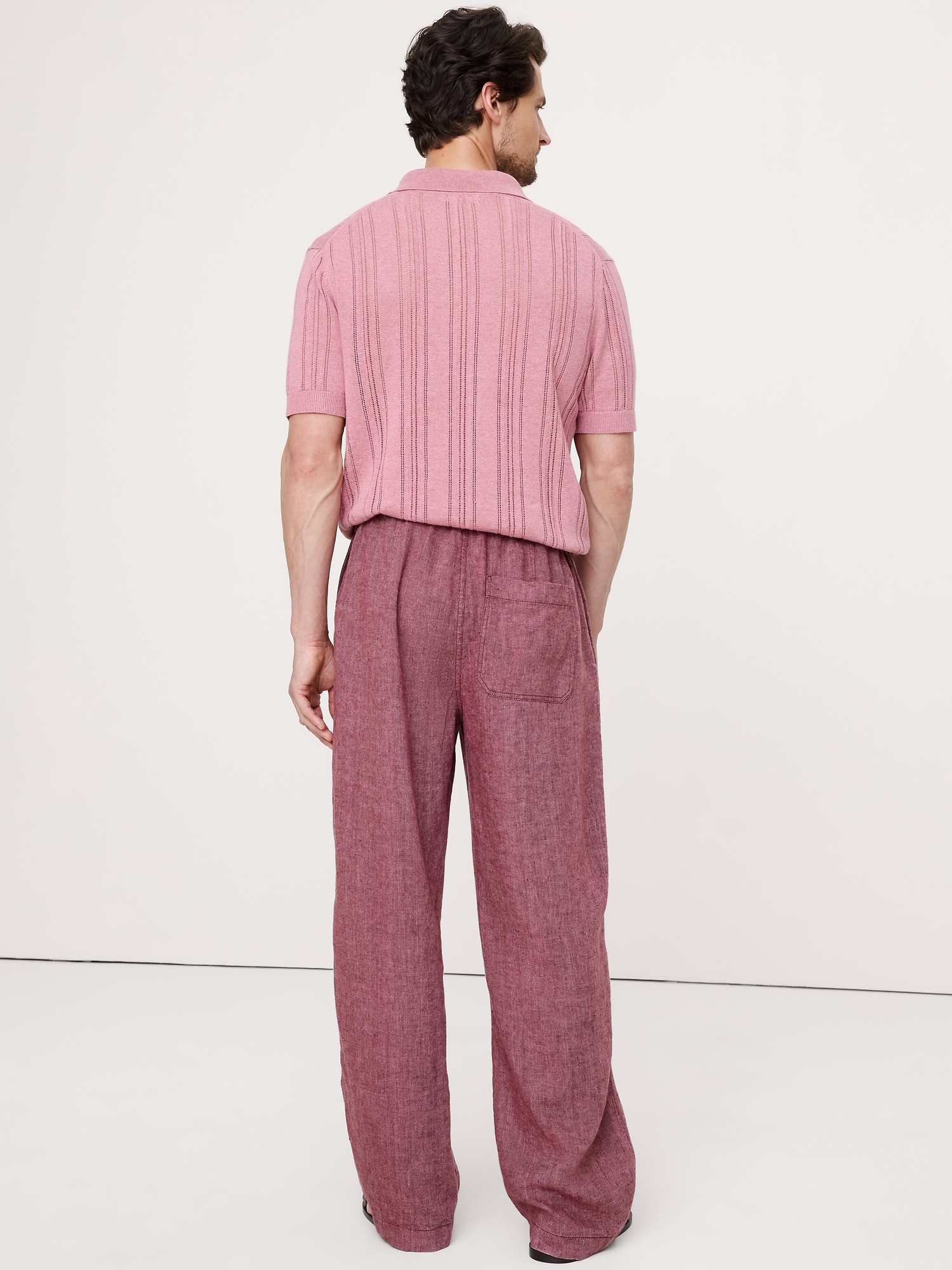 Image number 8 showing, Relaxed Linen Pull-on Beach Pant