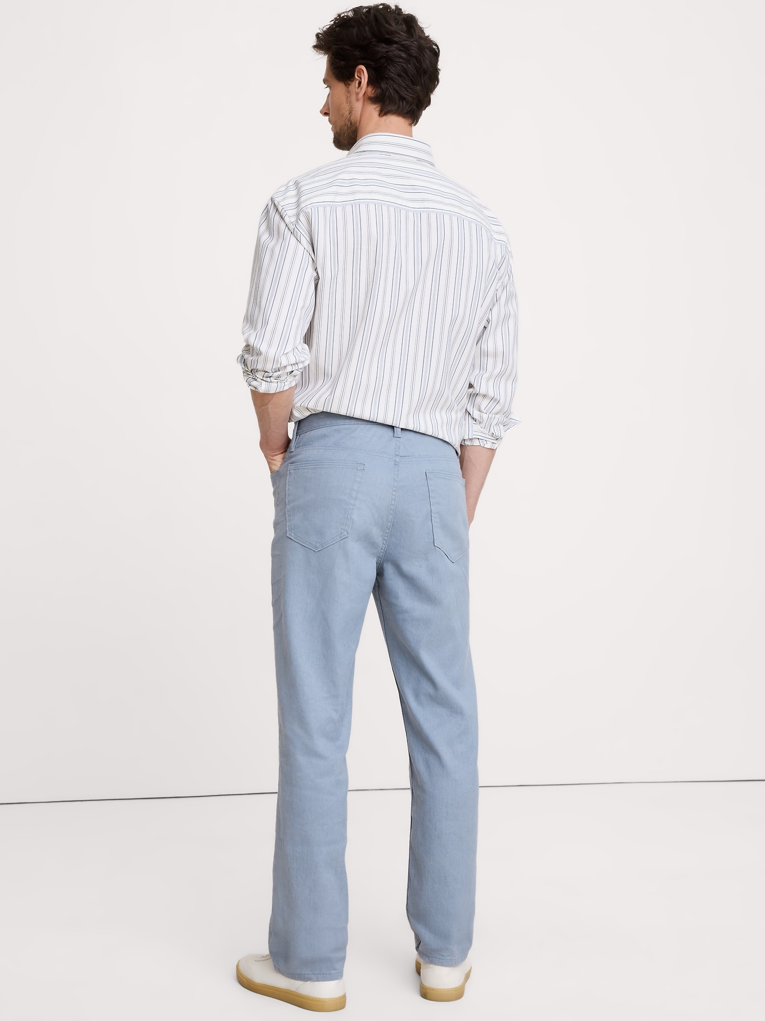 Image number 2 showing, Straight Linen-Cotton Traveler Pant
