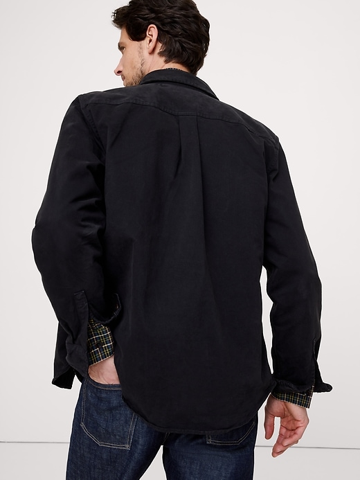 Cotton Twill Overshirt | Banana Republic