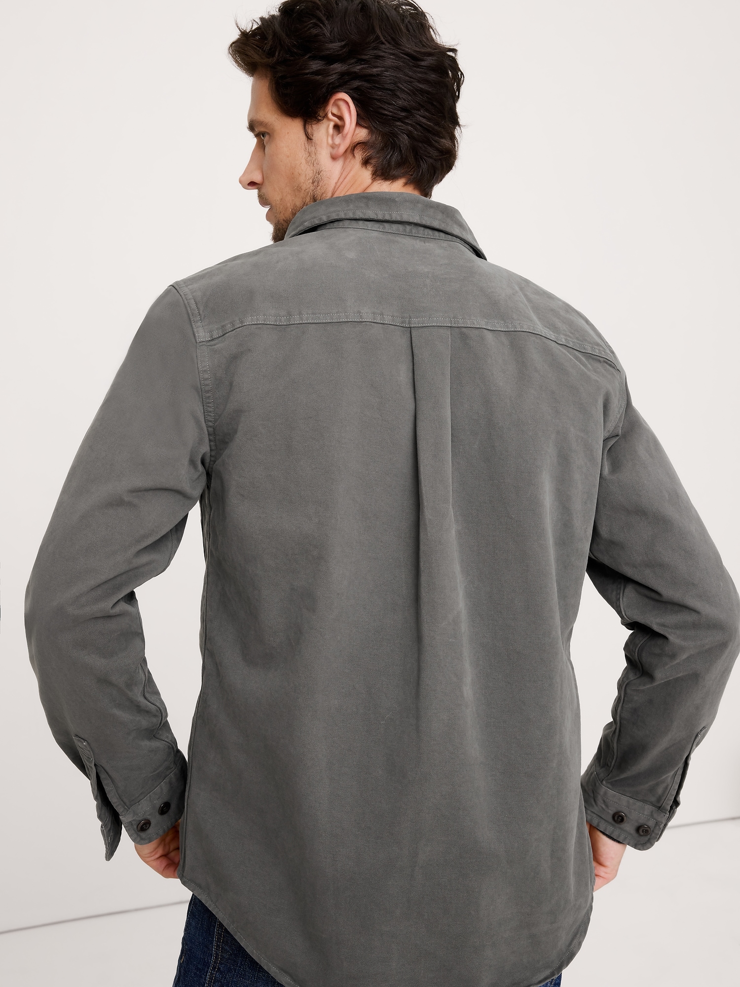 Image number 3 showing, Cotton Twill Shirt Jacket