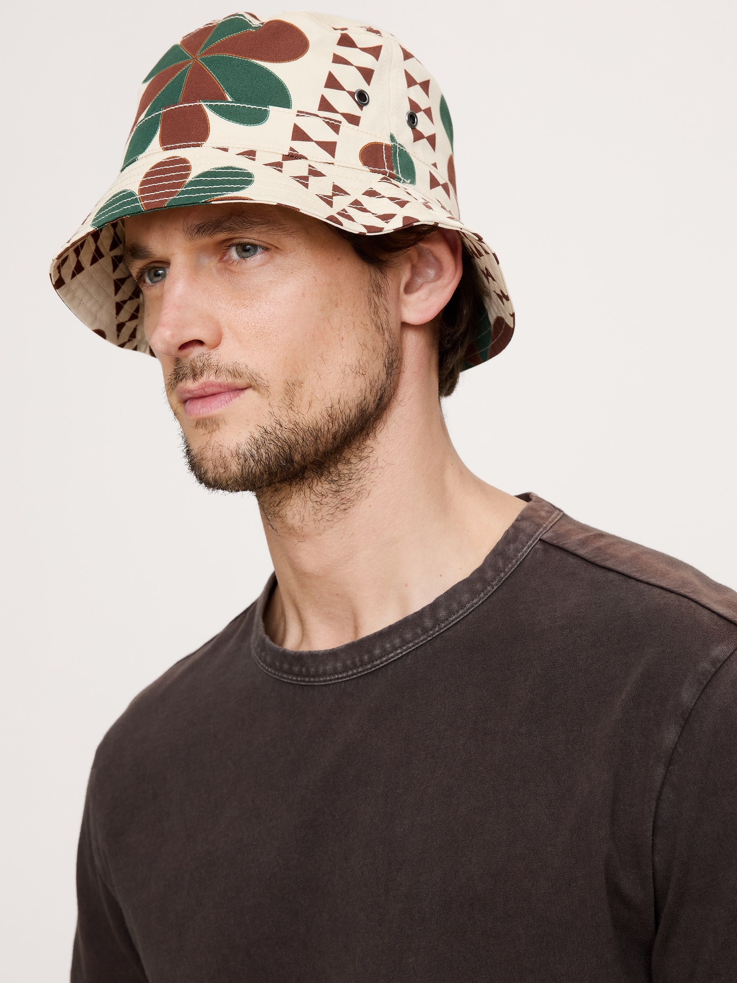 Image number 2 showing, Cotton-Linen Bucket Hat