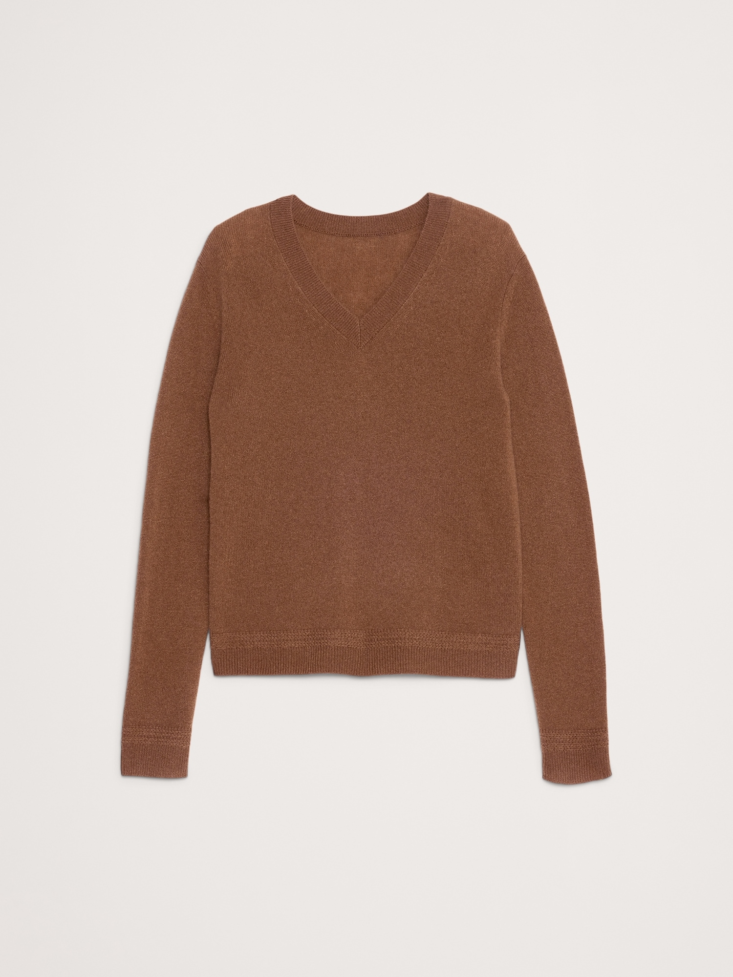 Image number 2 showing, Lightweight Cashmere V-Neck Sweater