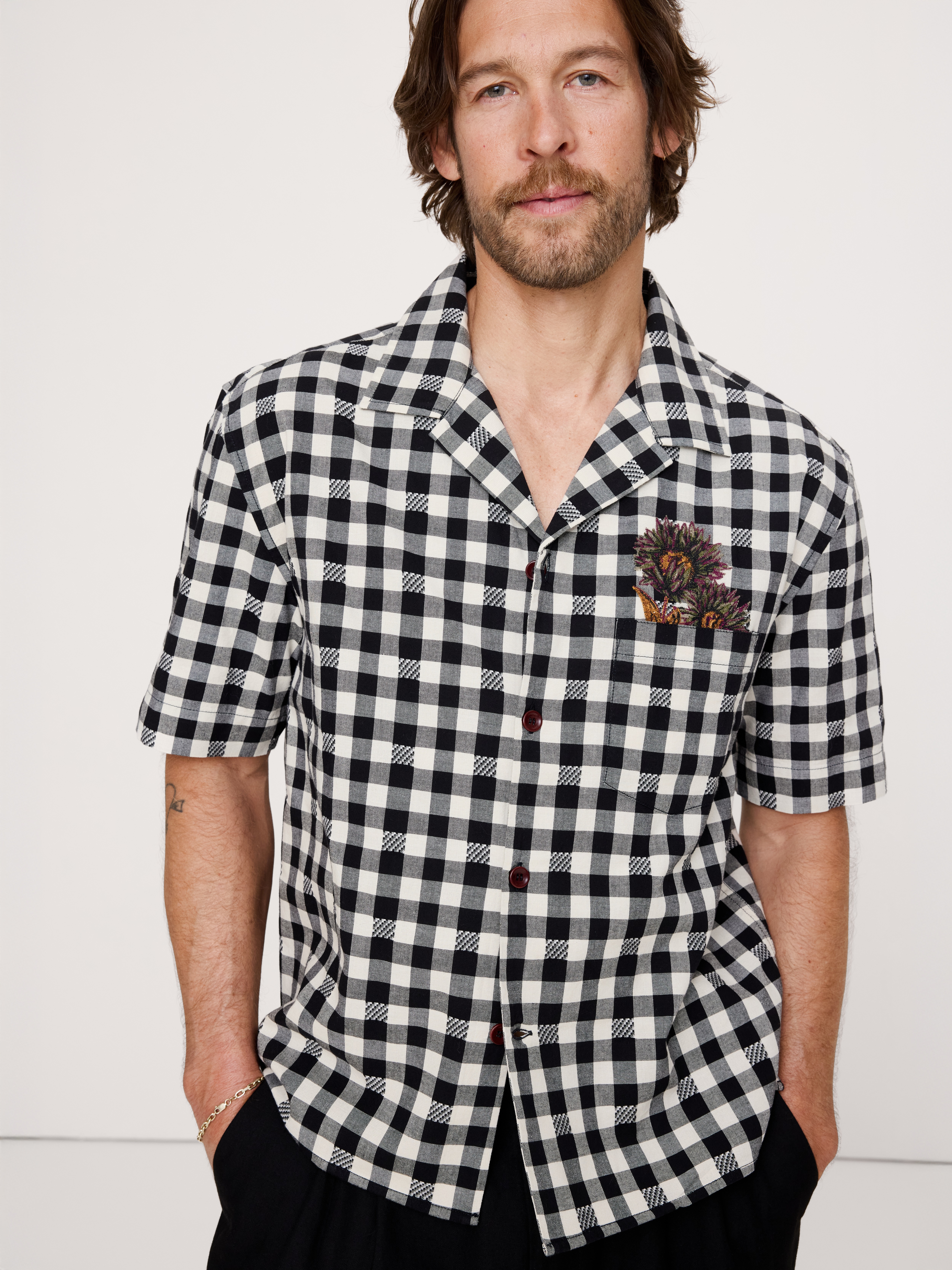 Relaxed-Fit Embroidered Cotton Resort Shirt