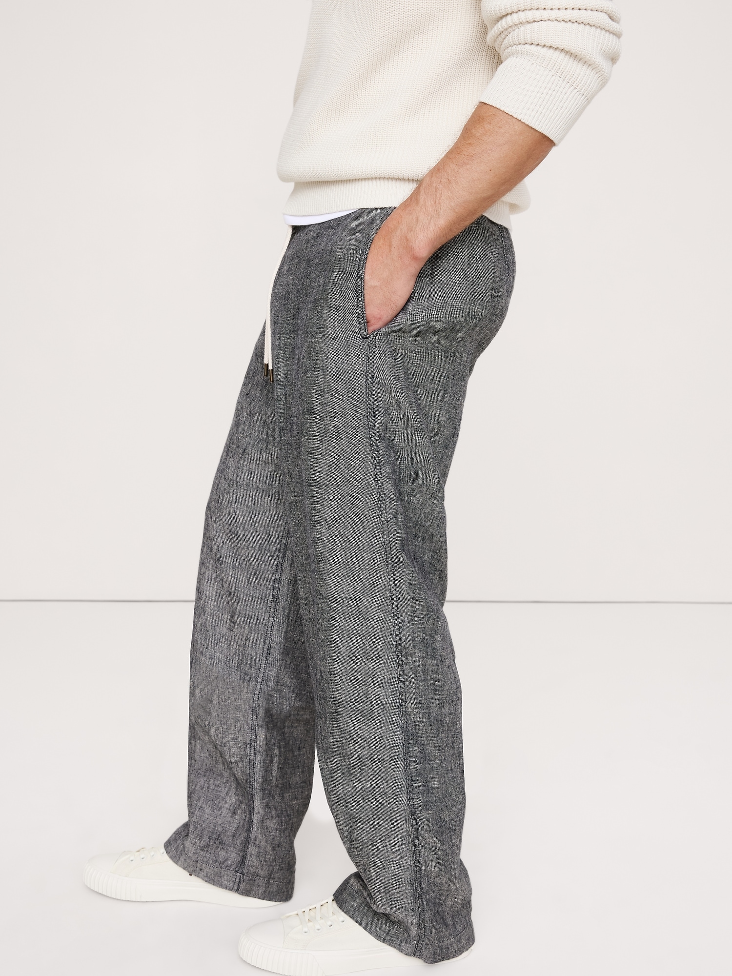 Image number 6 showing, Relaxed Linen Pull-on Beach Pant