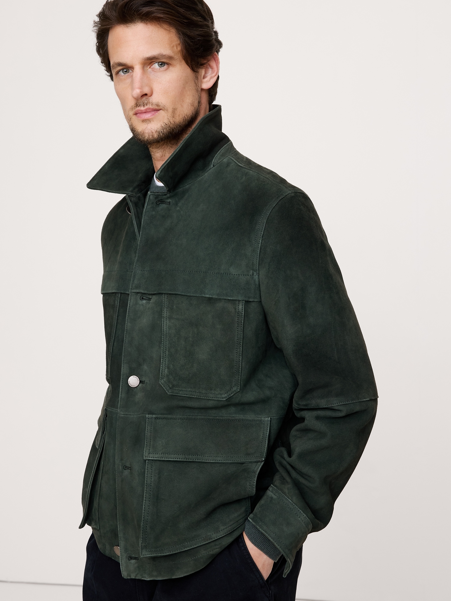 Image number 7 showing, Suede Field Jacket