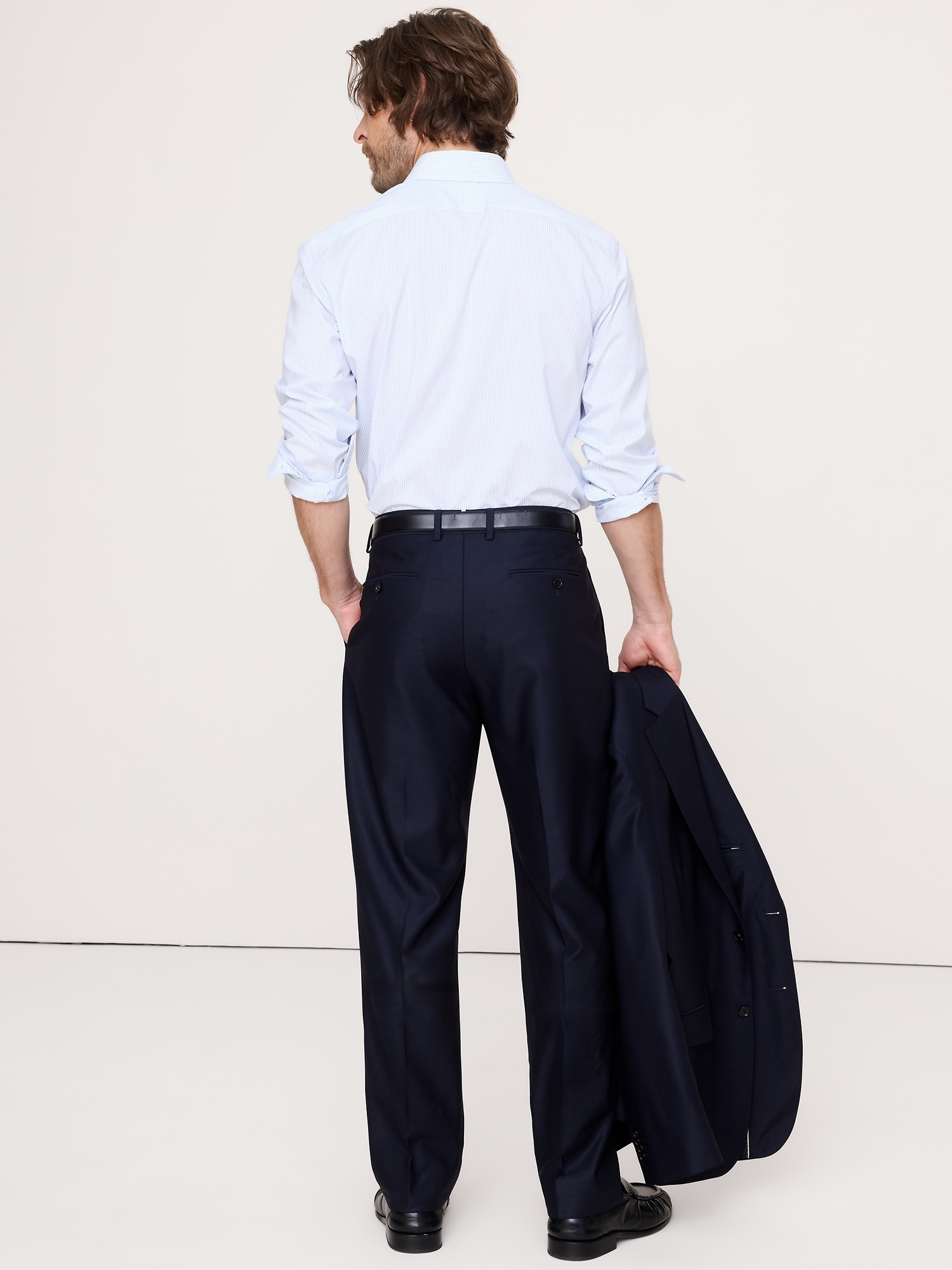 Image number 3 showing, Signature Italian Hopsack Suit Pant