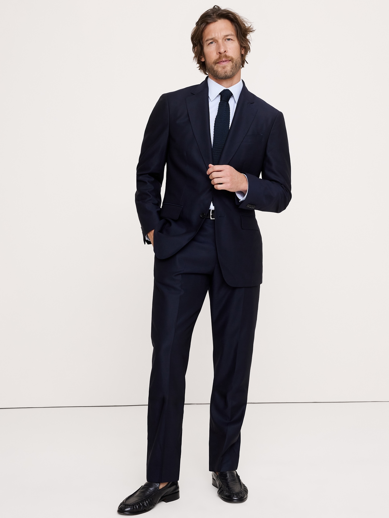 Image number 6 showing, Signature Italian Hopsack Suit Jacket