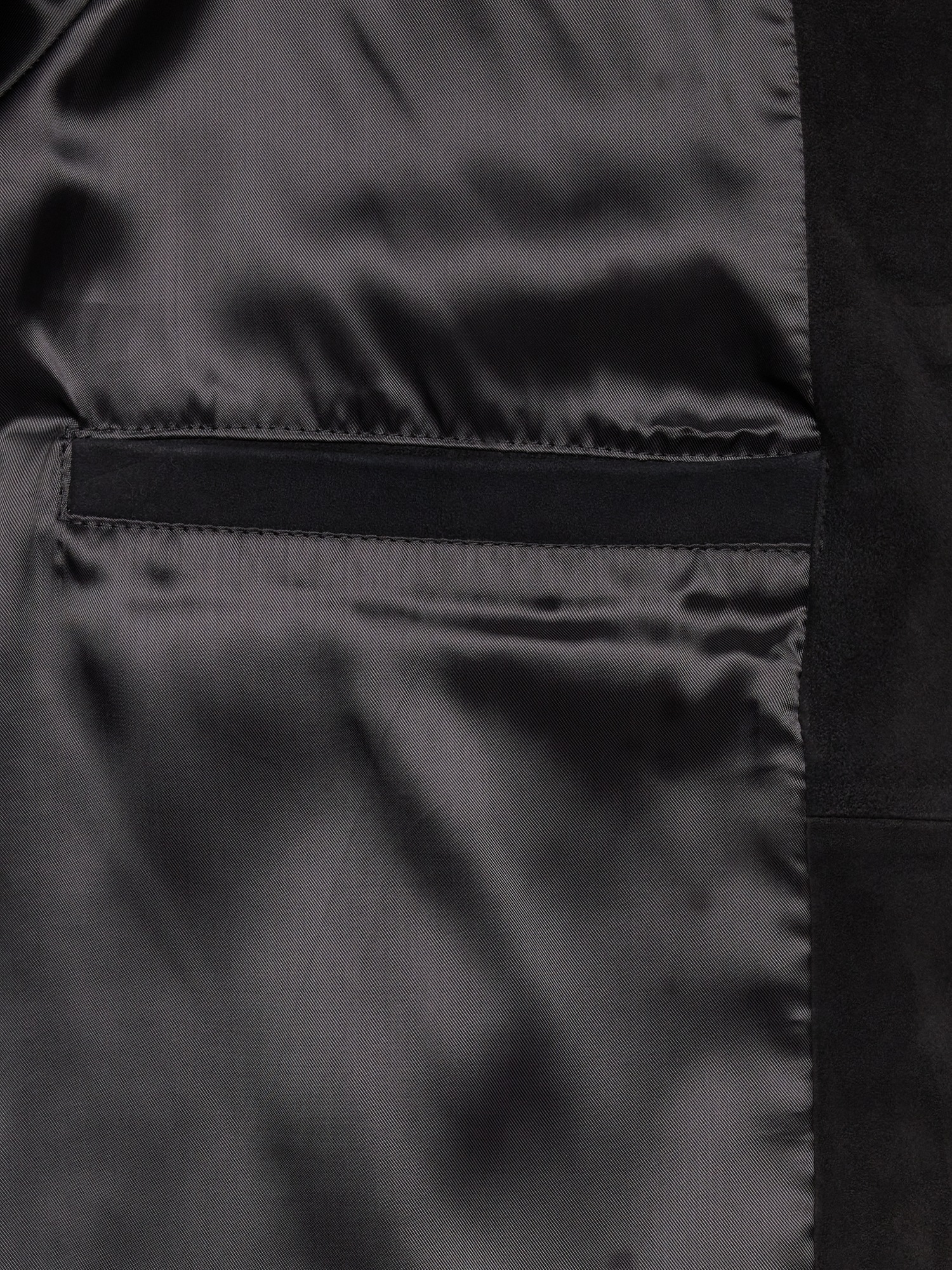 Мужская куртка Banana Republic Suede Western, цвет: Чёрный — фото 5