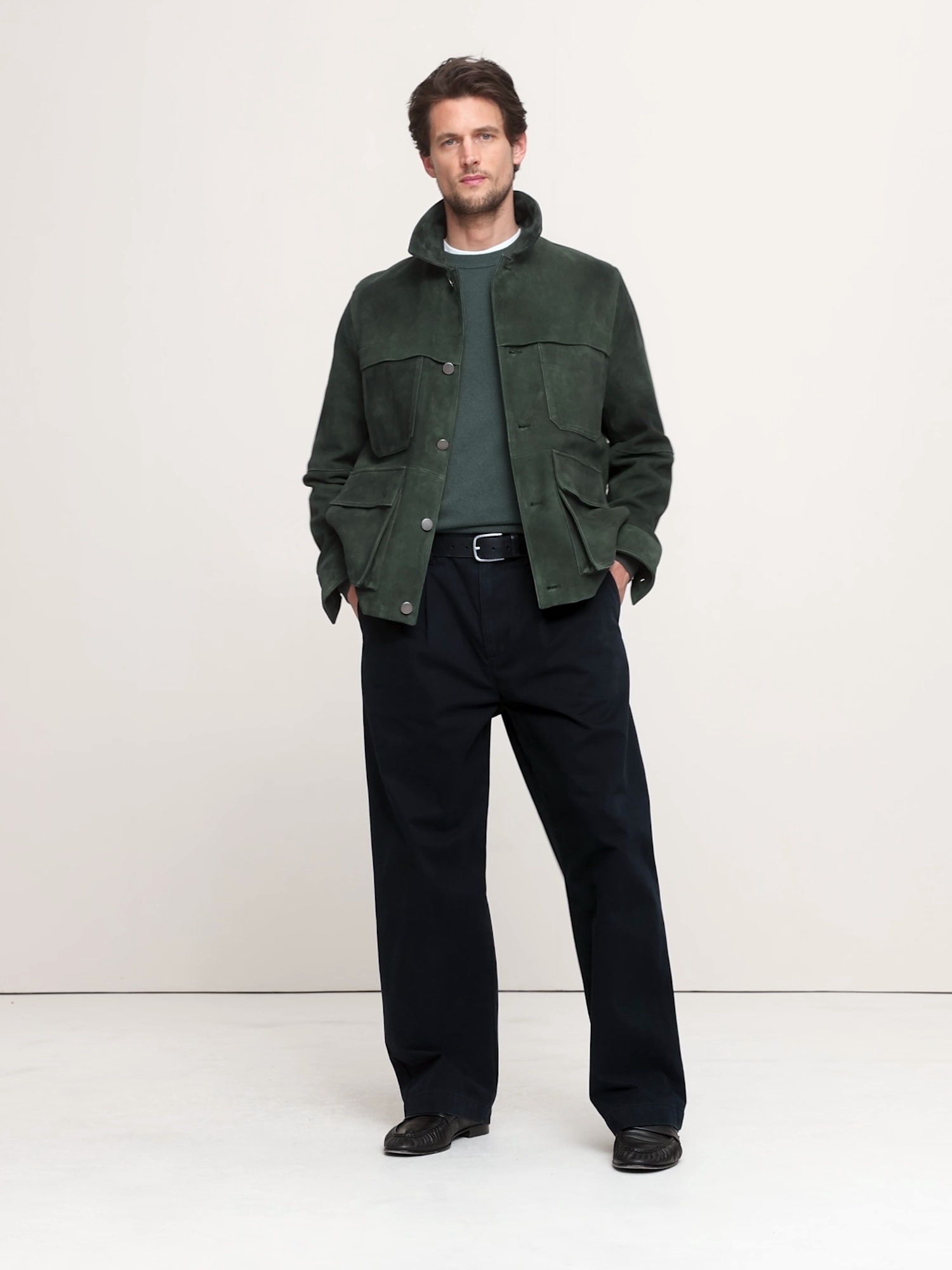 Suede Field Jacket | Banana Republic