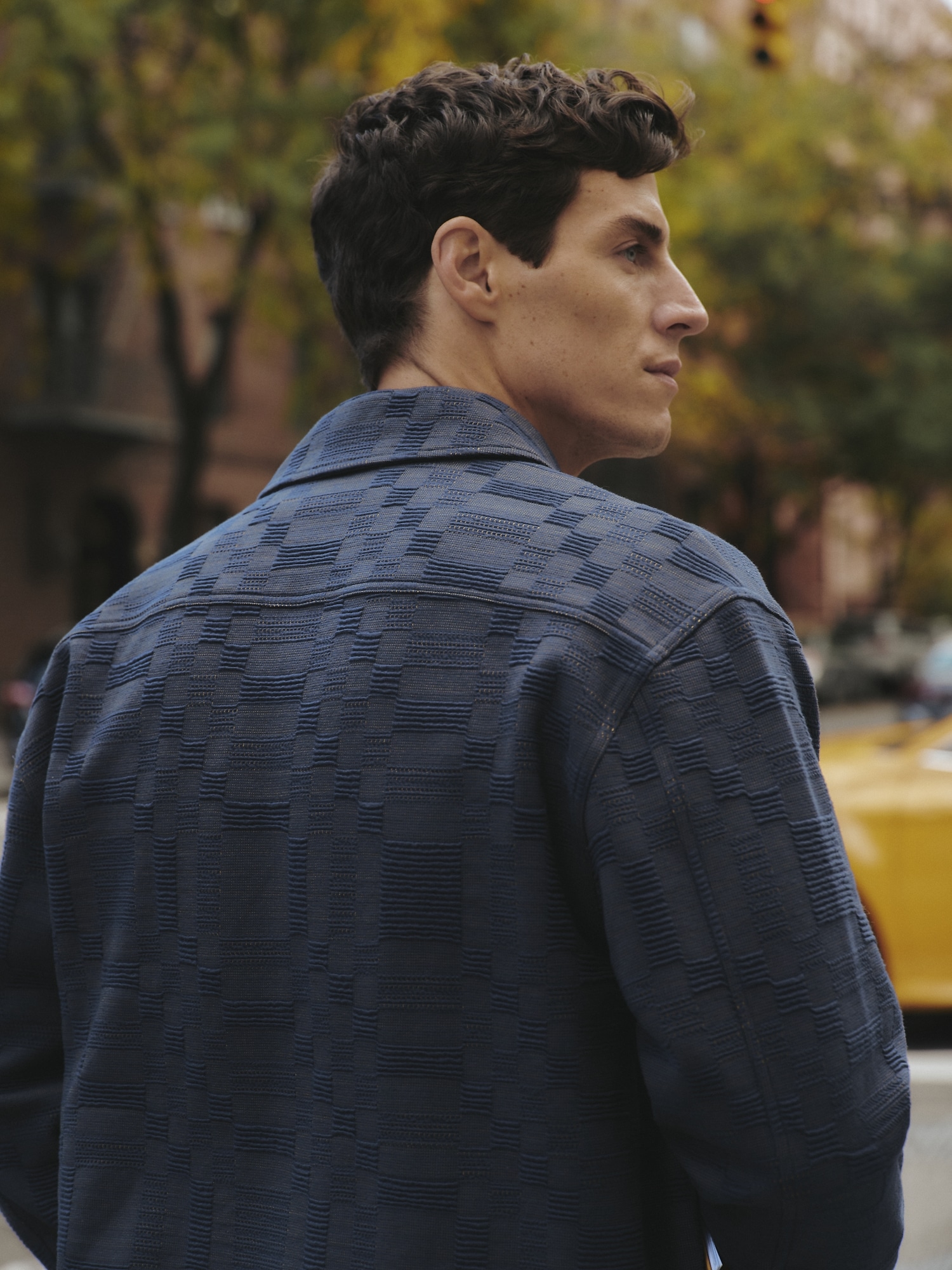 Image number 7 showing, Jacquard Chore Coat