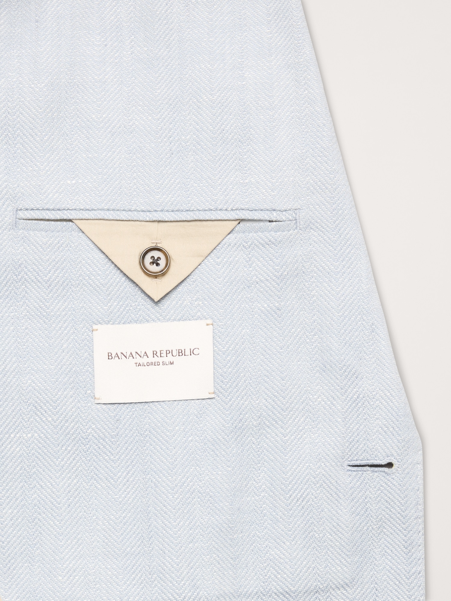 Image number 7 showing, Herringbone Linen-Merino Suit Jacket