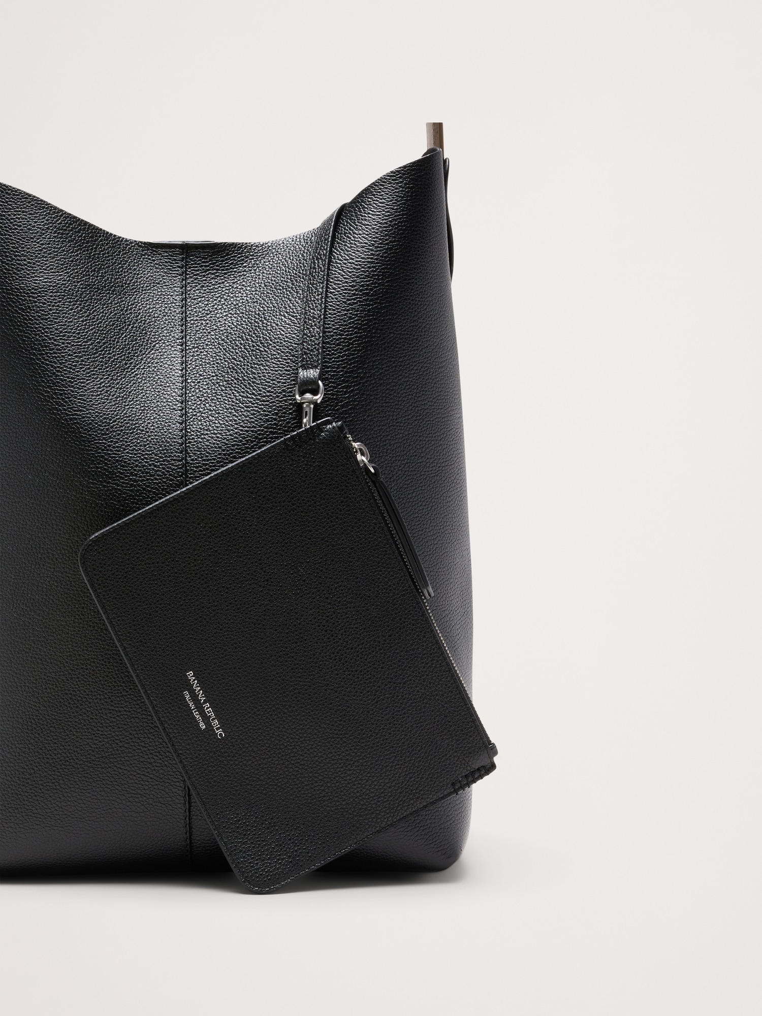 Image number 7 showing, Slouchy Vida Italian Leather Bag