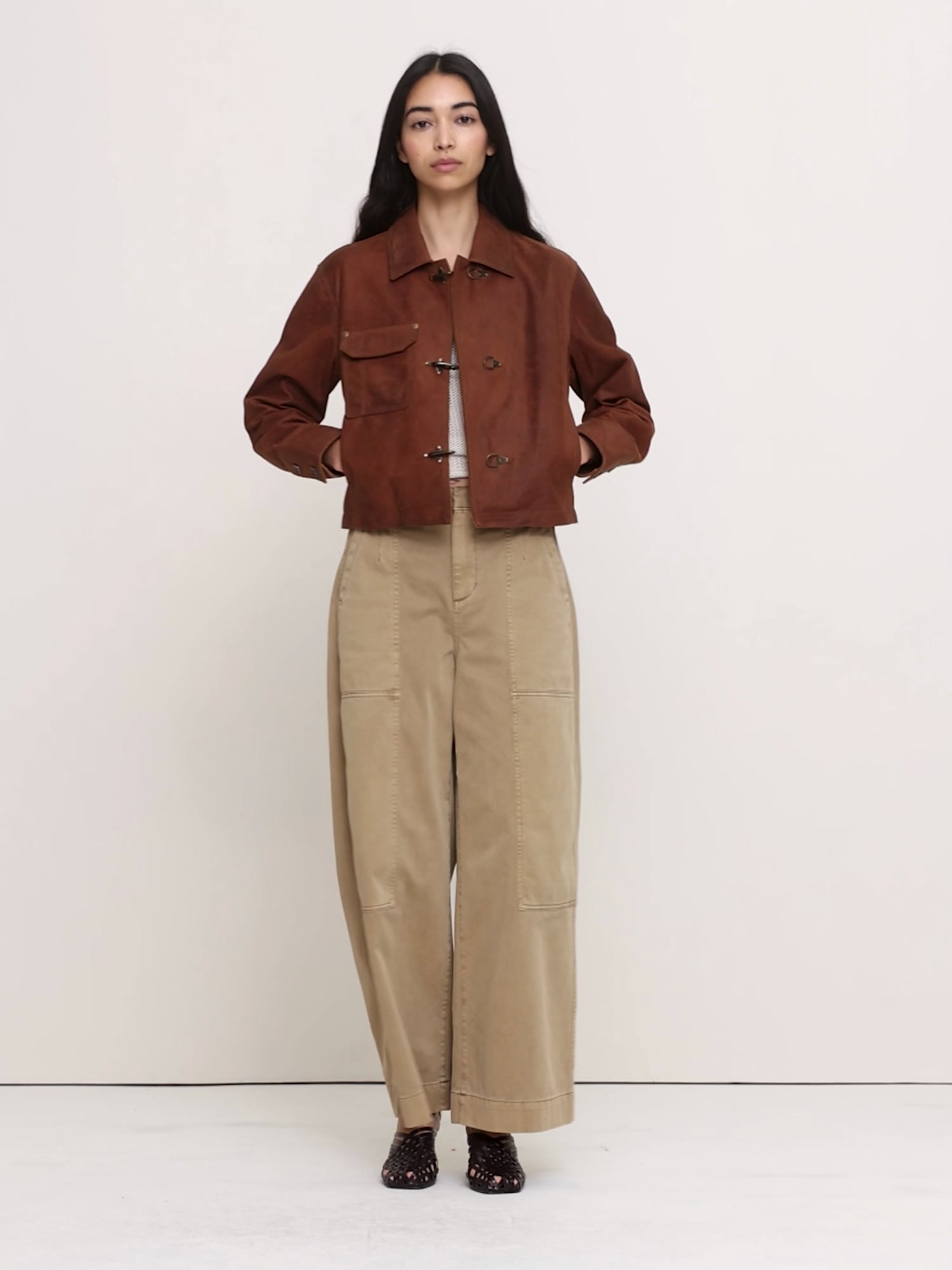 Textured Suede Jacket | Banana Republic