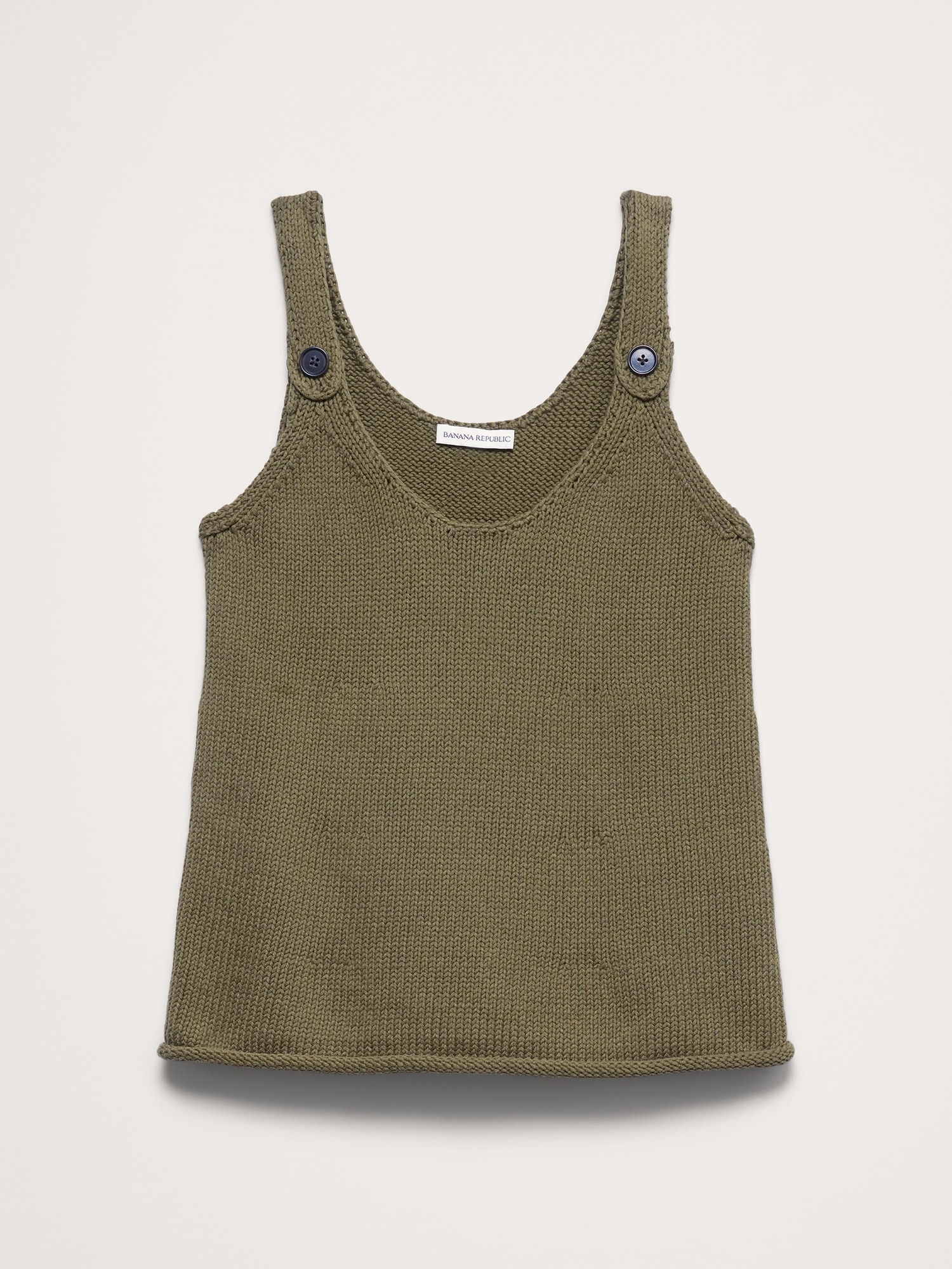 Image number 2 showing, Cotton Scoop-Neck Tank