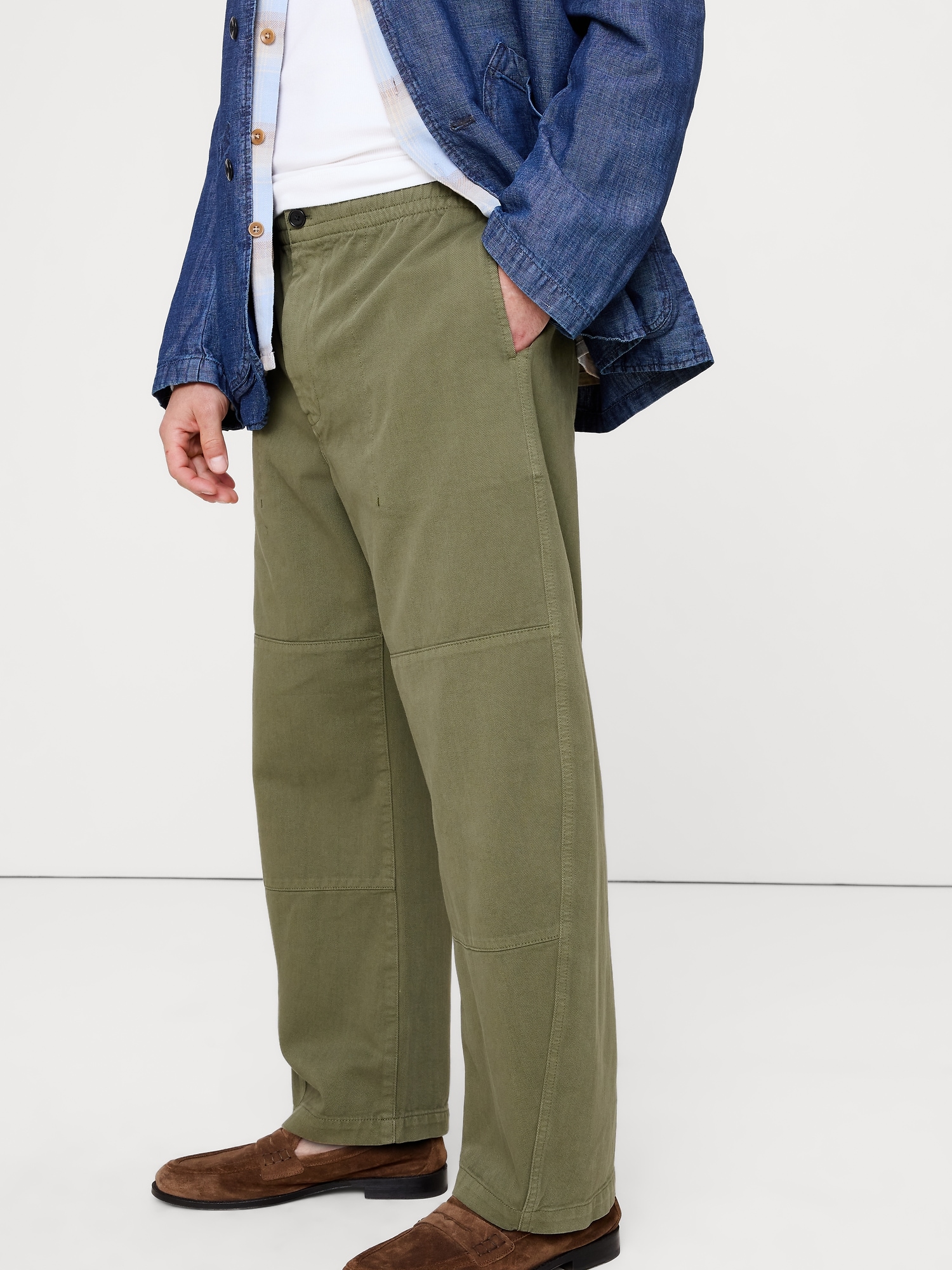 Image number 6 showing, Loose Barrel Pull-On Pant