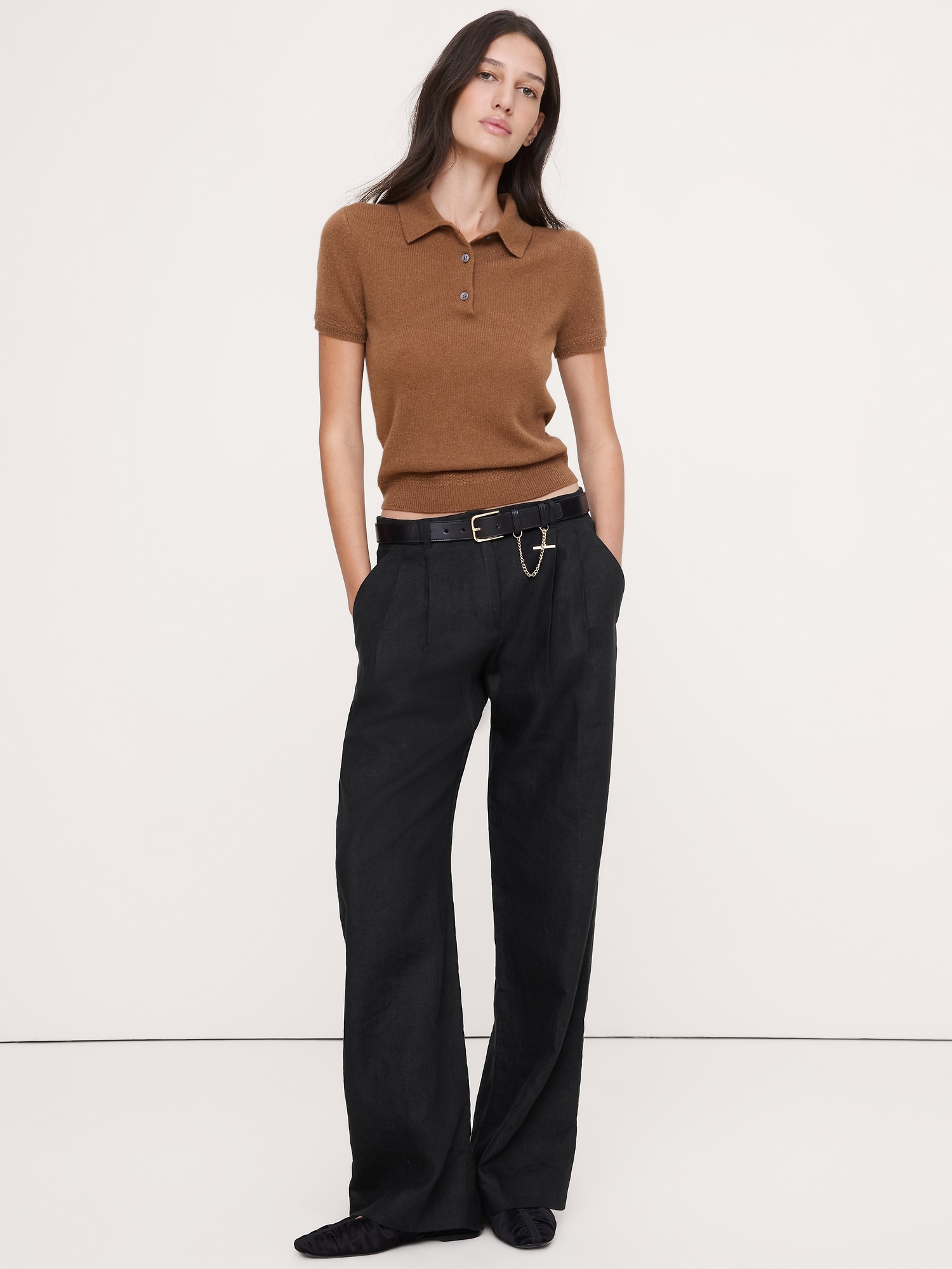 The Soho Wide-Leg Pant in Linen