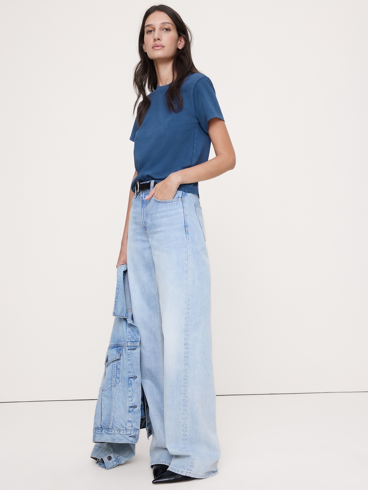 Vintage Cotton Crew-Neck T-Shirt