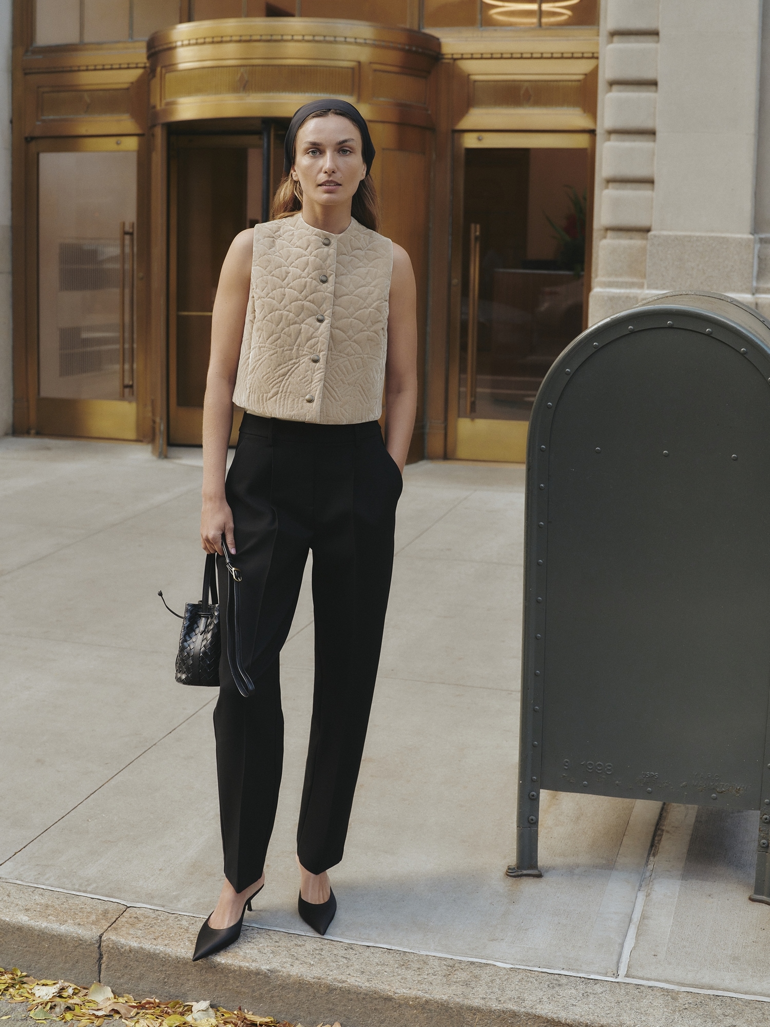 Image number 6 showing, High-Rise Tapered Drapey Ponte Pull-On Pant