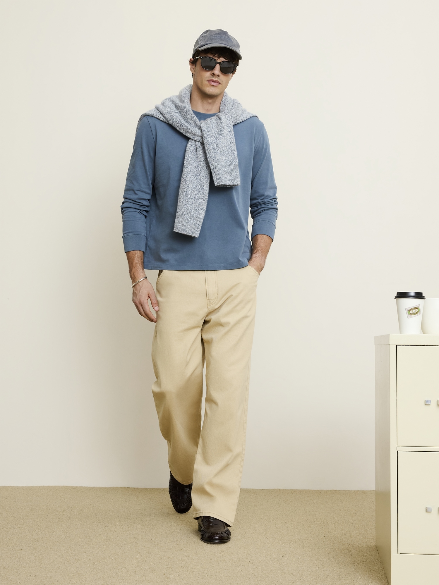 Image number 5 showing, Sun-Faded Heavyweight Soft Cotton T-Shirt