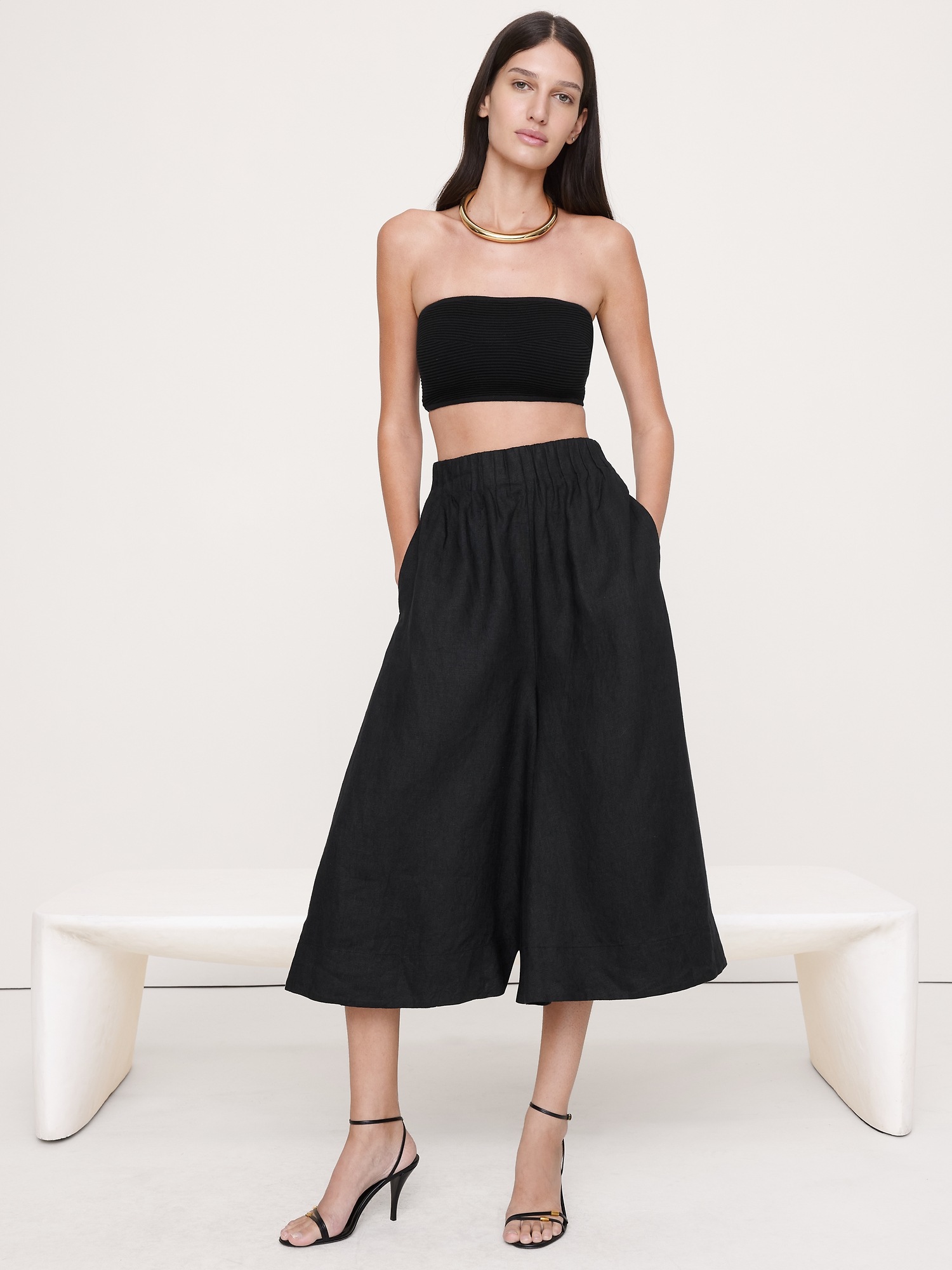 Sculpted Bandeau Top