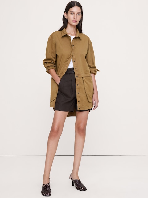 Cotton Twill Utility Tunic