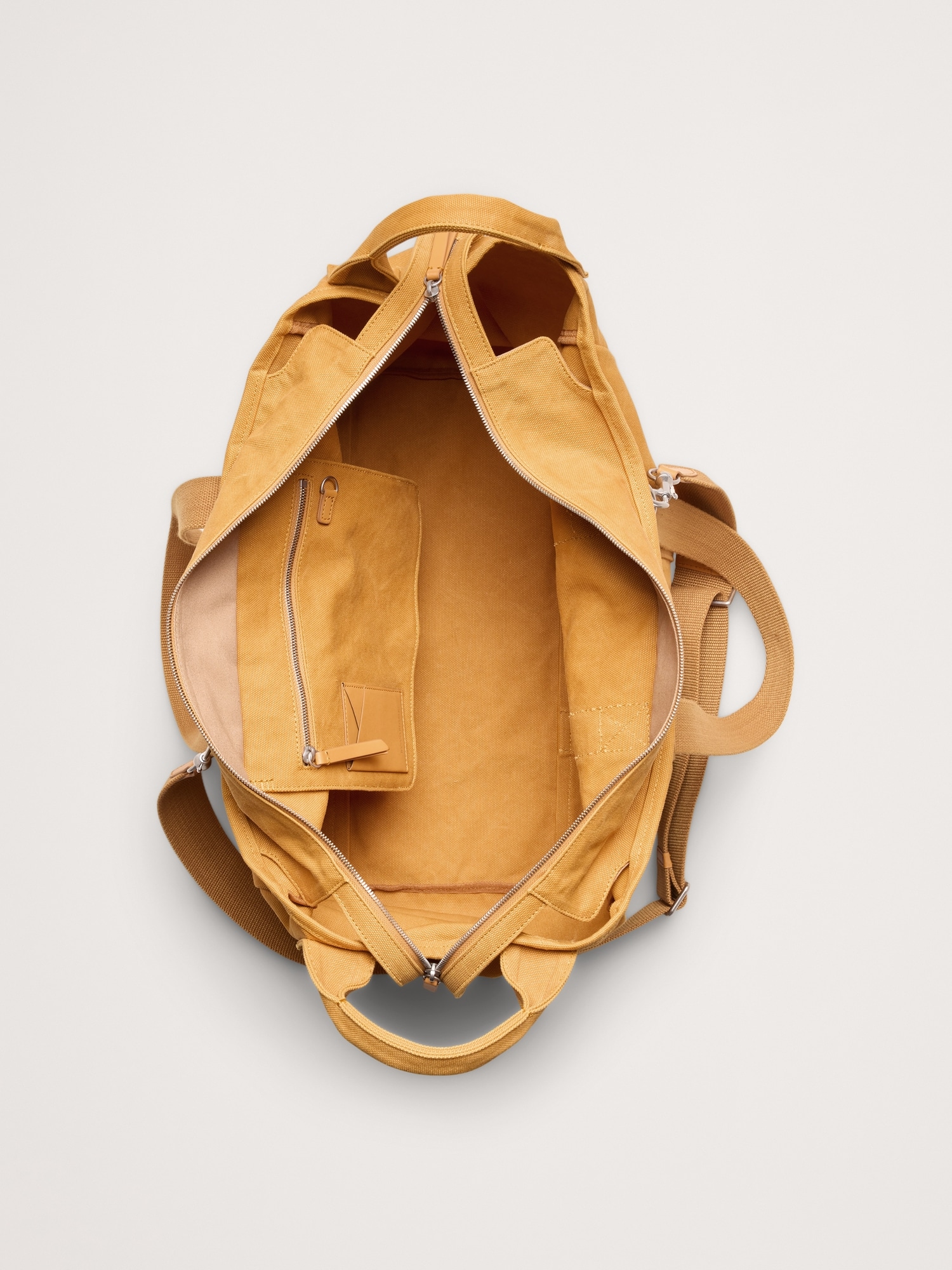 Image number 4 showing, Large Cotton Canvas Weekender Bag