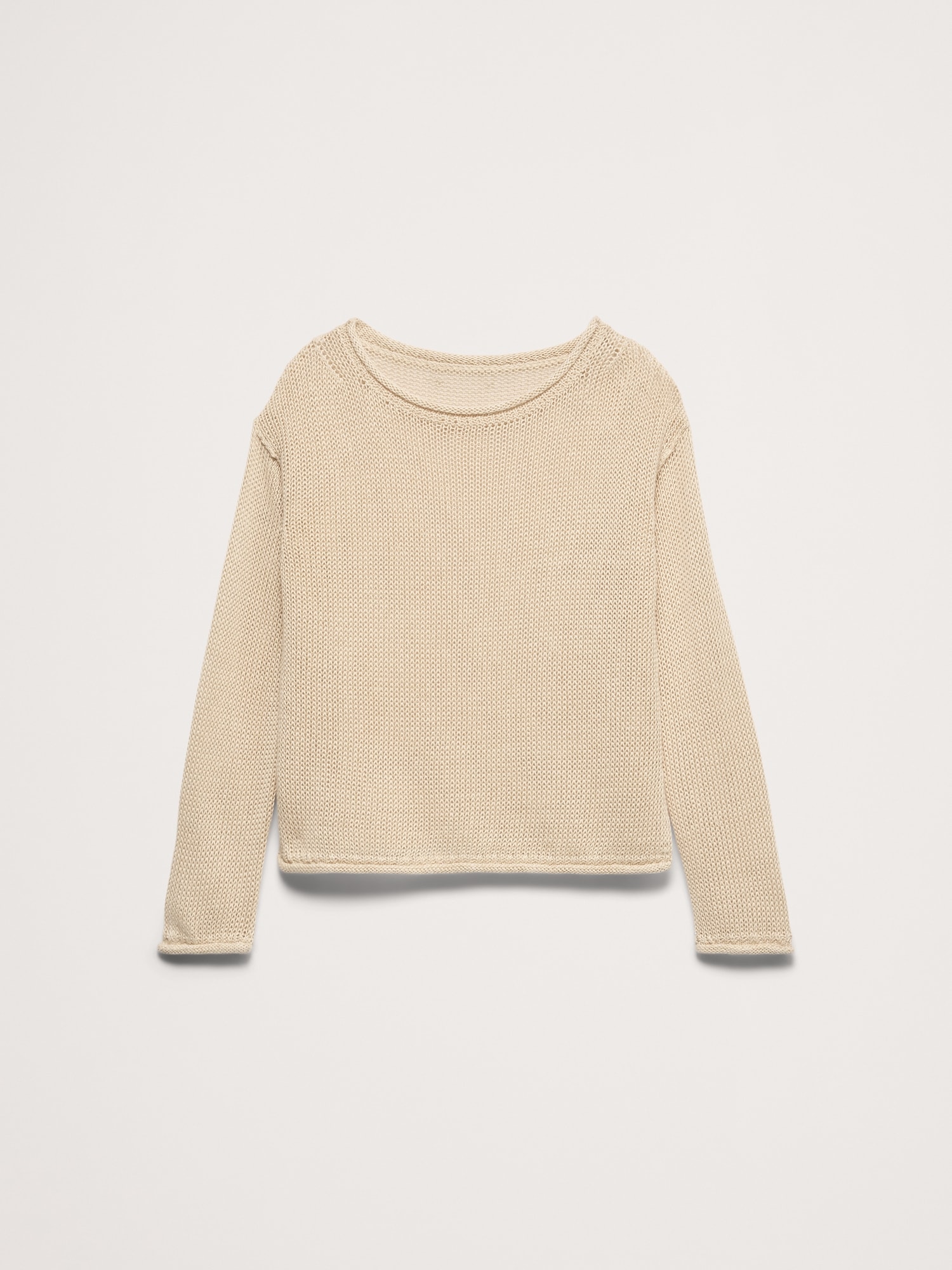 Image number 5 showing, Heirloom Linen Boatneck Sweater