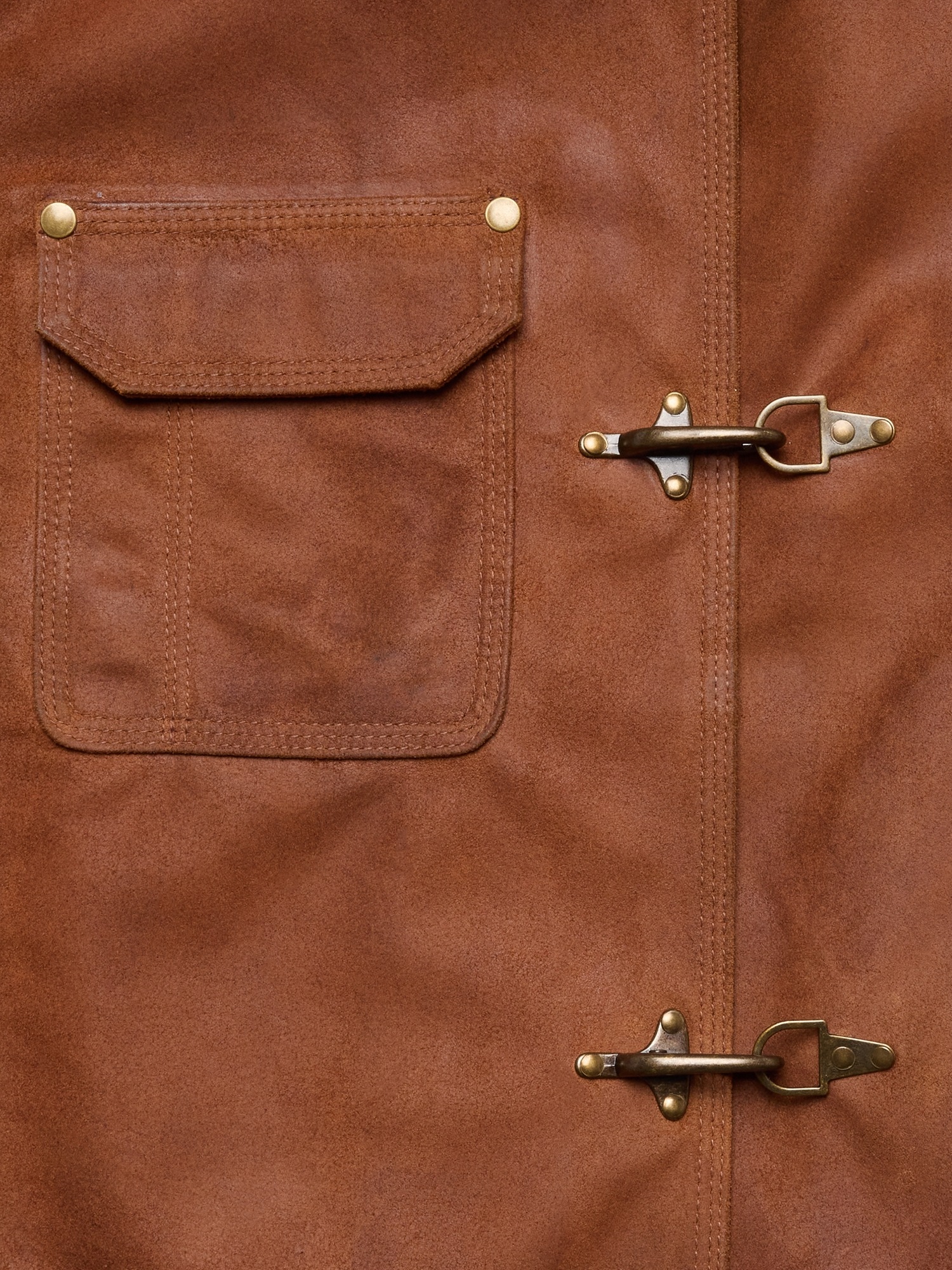 Женская куртка Banana Republic Textured Suede, цвет: Тёмный верблюжий — фото 6