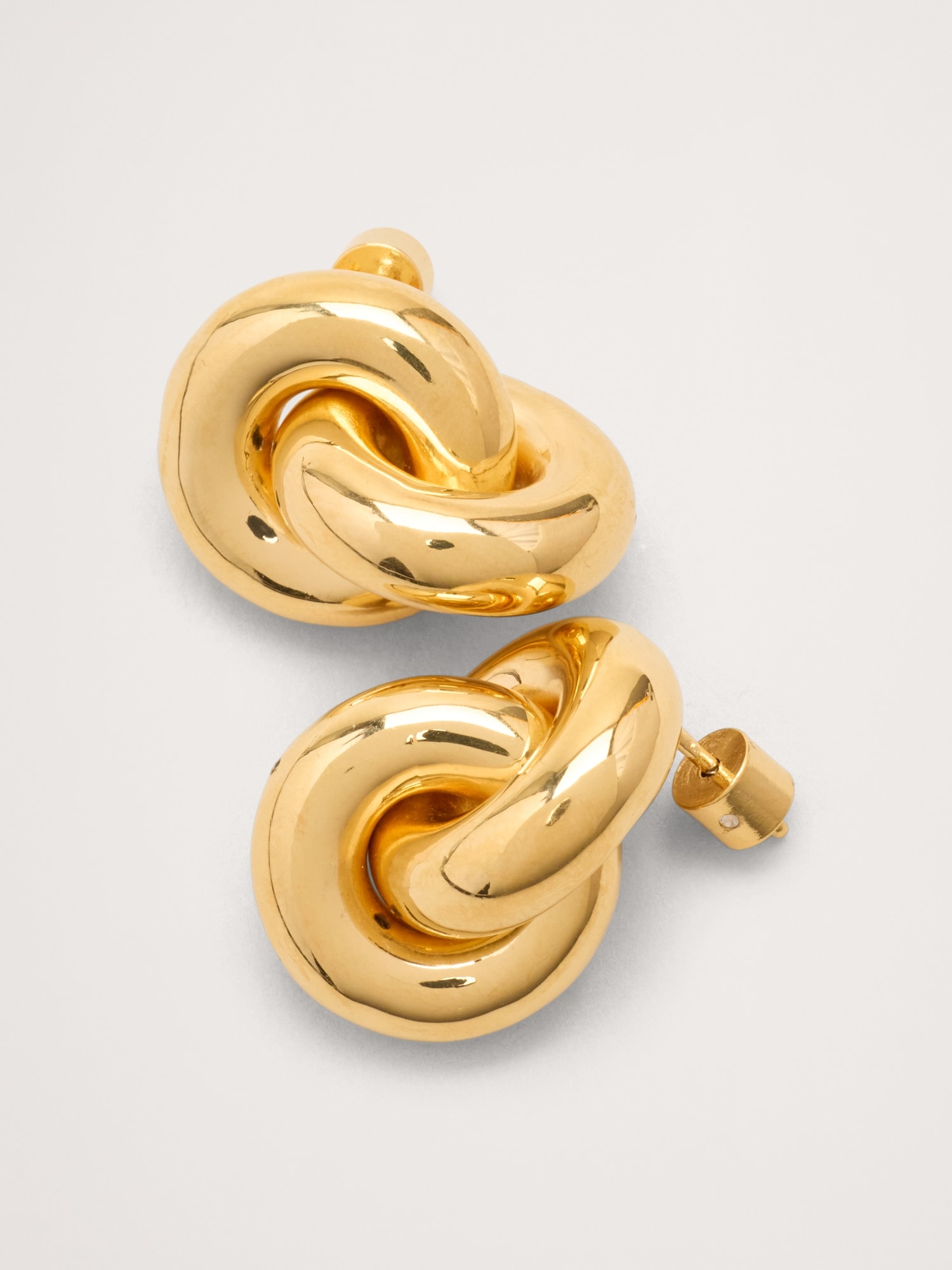 Женские серьги Banana Republic Double Knot, цвет: Золотой — фото 3