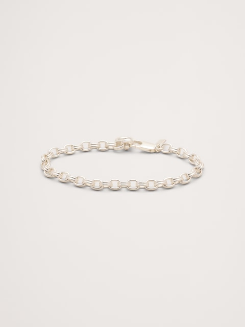 Mini Double Oval Link Chain Bracelet