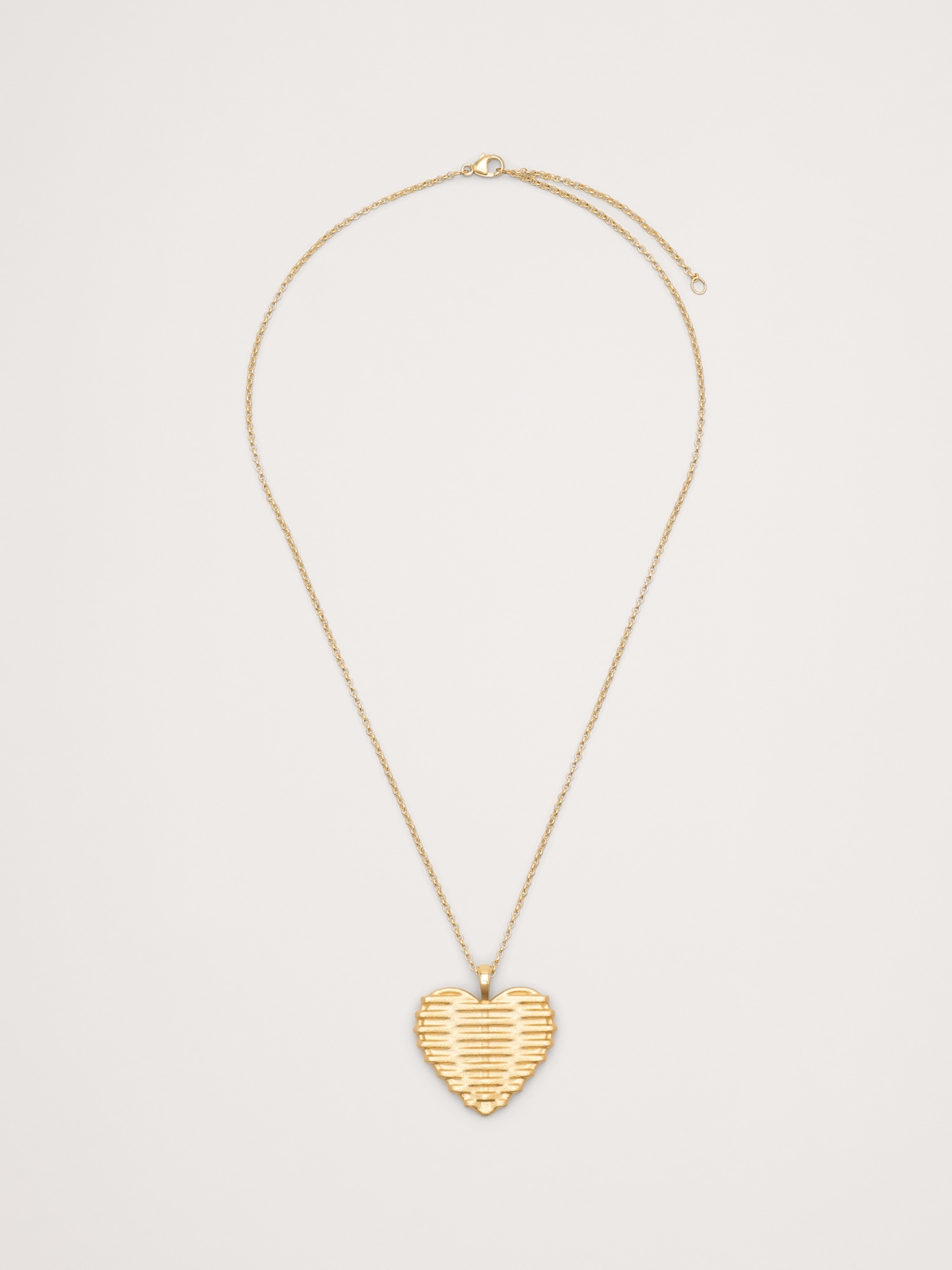 Woven with Love Heart Pendant Necklace by Jane Win