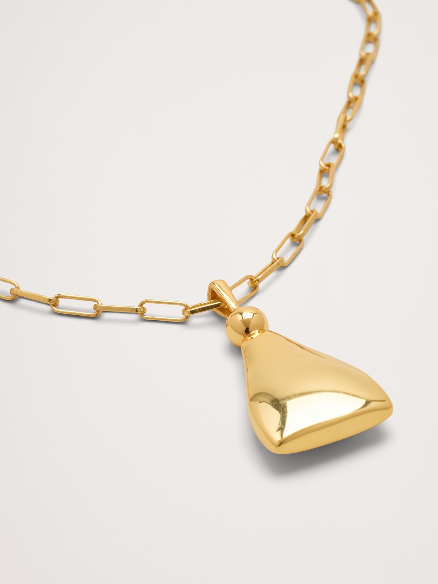 Женское колье Banana Republic Drop Pendant, цвет: Золотой — фото 3