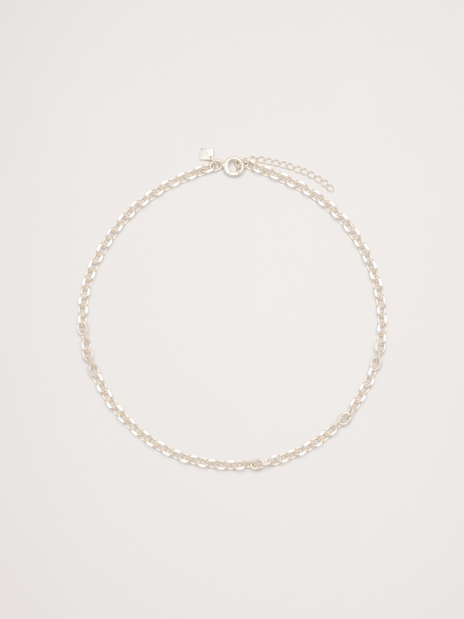 Mini Oval Link Chain Necklace