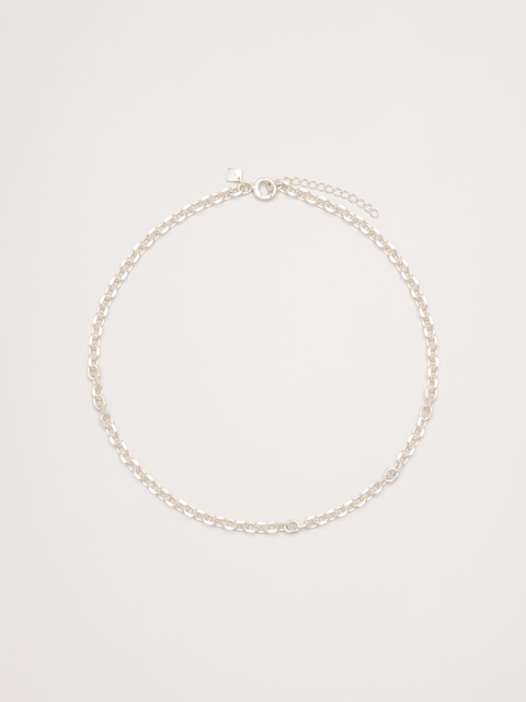 Mini Oval Link Chain Necklace
