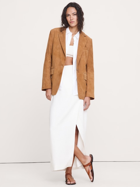 Suede Blazer