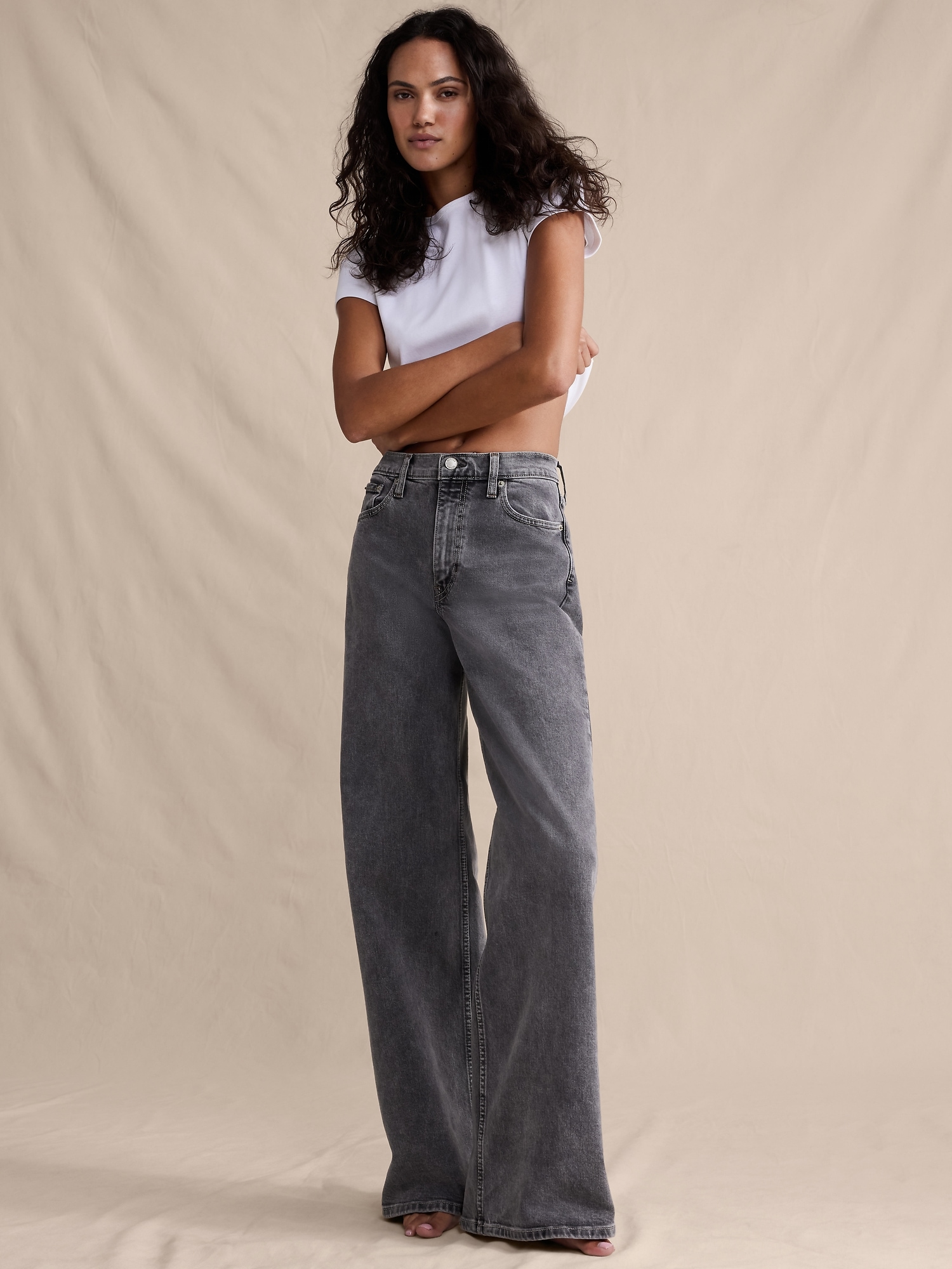 Image number 5 showing, The Icon Classic Wide-Leg Jean
