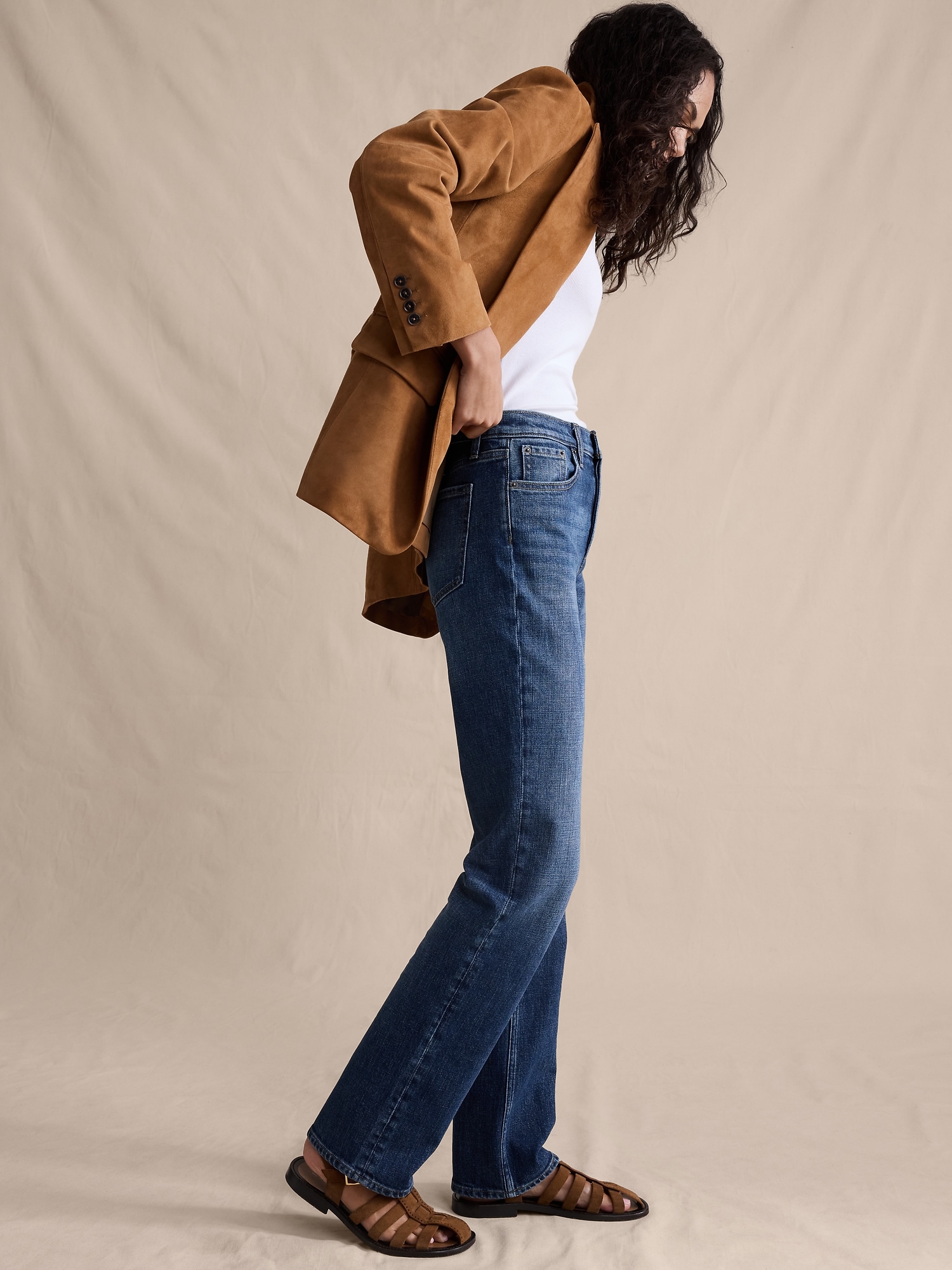 Image number 3 showing, High-Rise Slim Jean