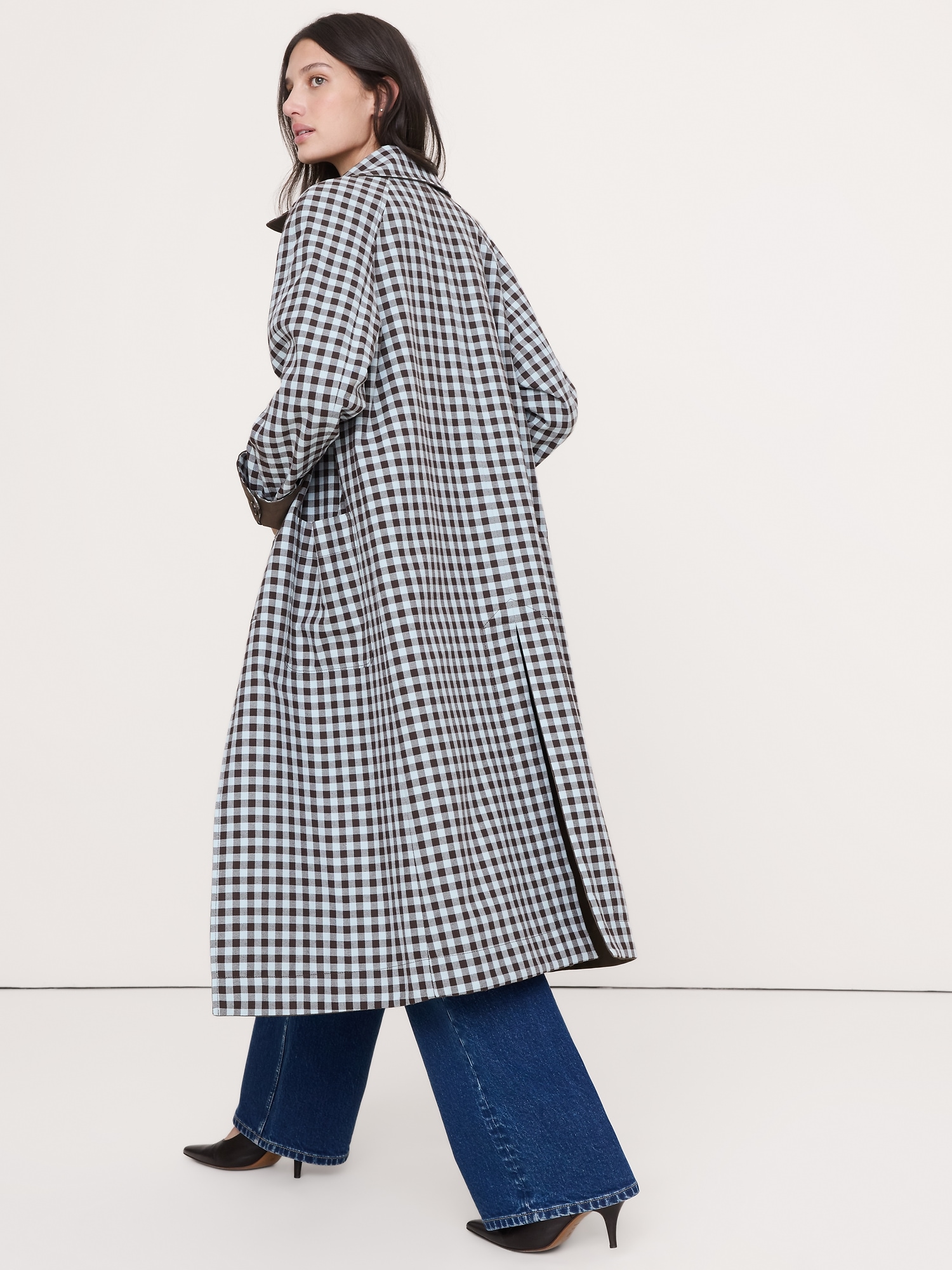 Image number 4 showing, Reversible Cotton Car Coat