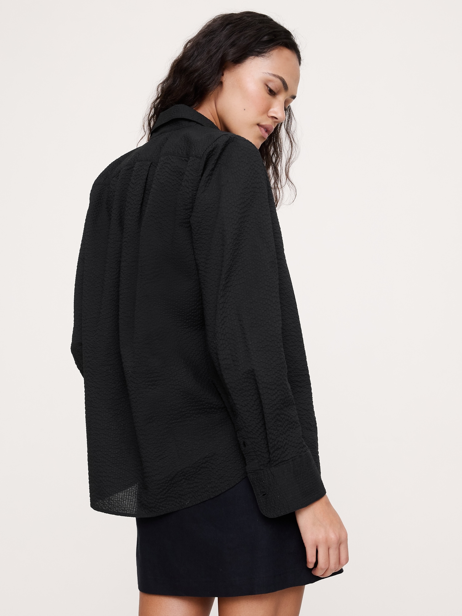 Image number 3 showing, The Everyday Shirt in Cotton Seersucker